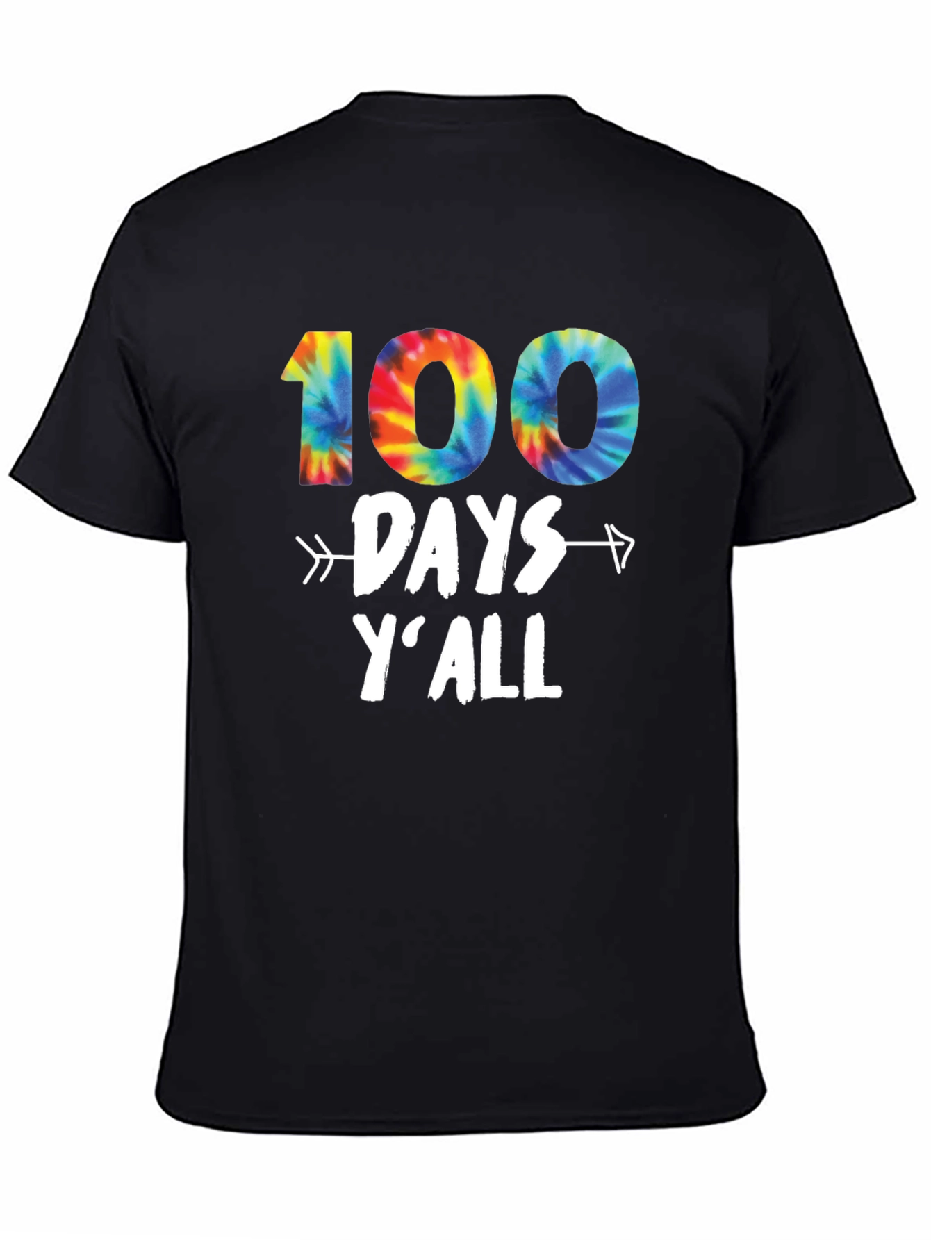 100 Days Yall Tie Dye T-Shirt
