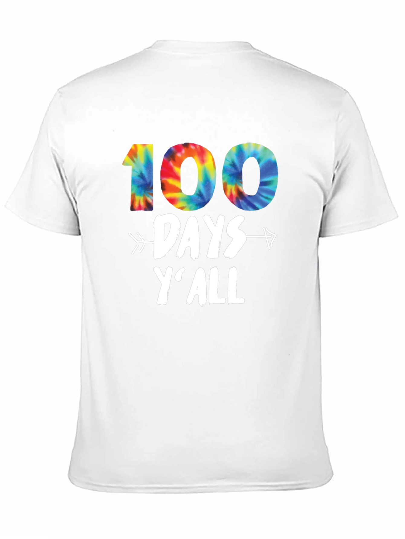 100 Days Yall Tie Dye T-Shirt