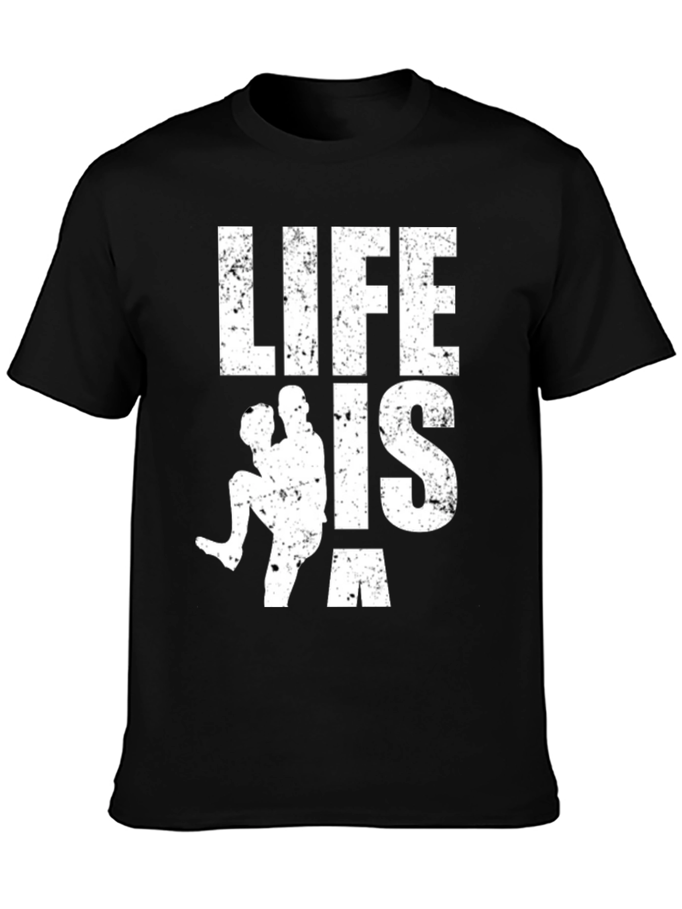 Life is a Pitch T-Shirt - Baseball Fan Tee
