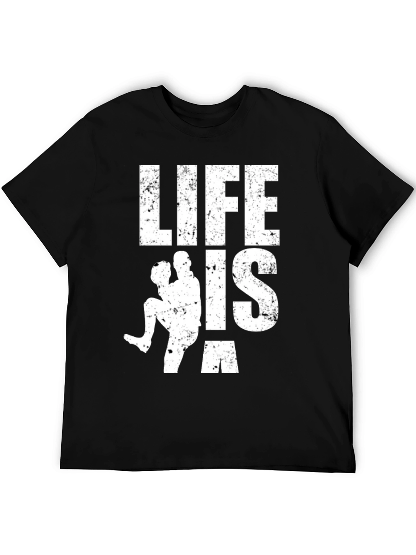 Life is a Pitch T-Shirt - Baseball Fan Tee
