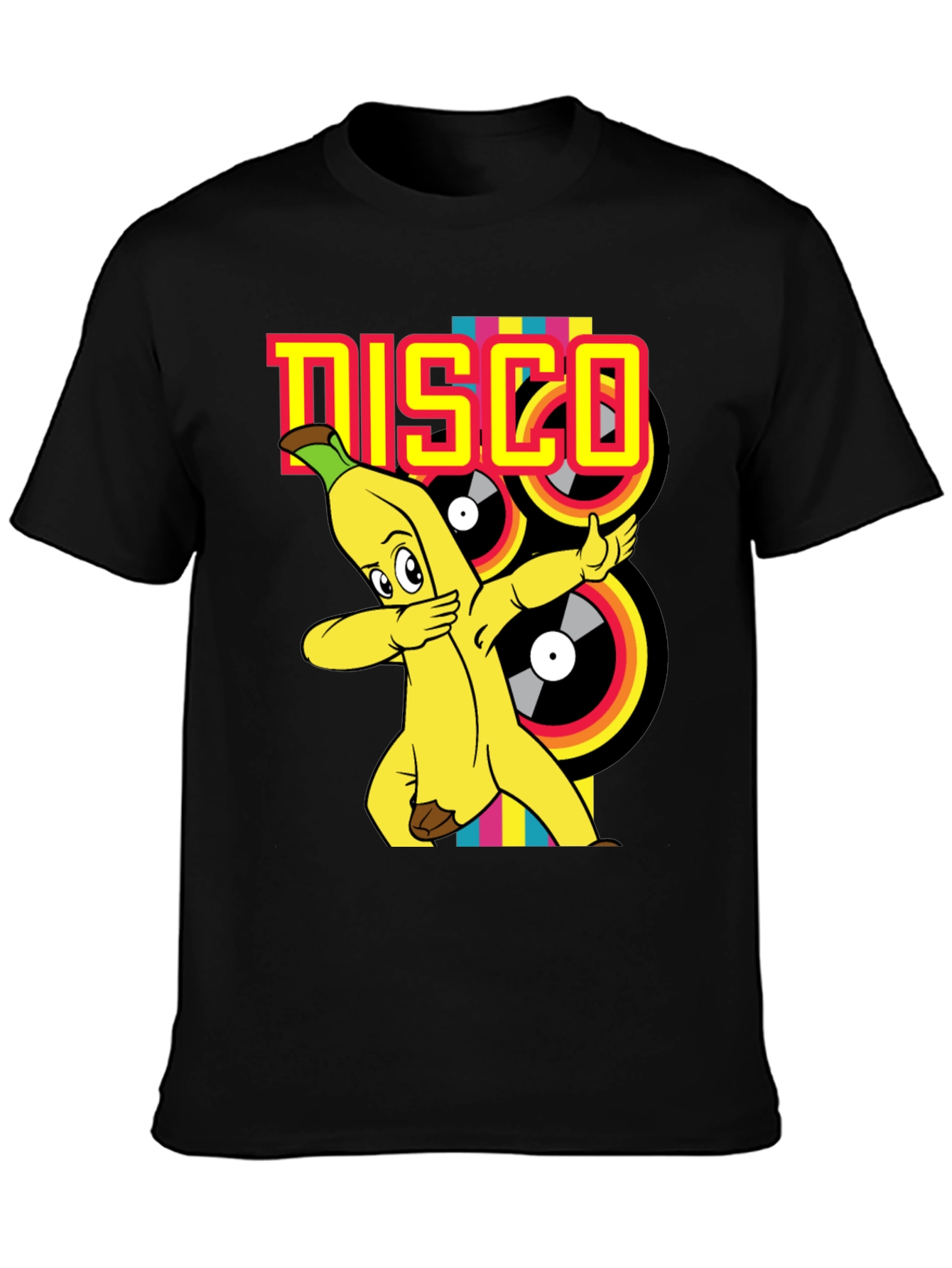 Banana Disco T-Shirt - Fun Cartoon Graphic Tee