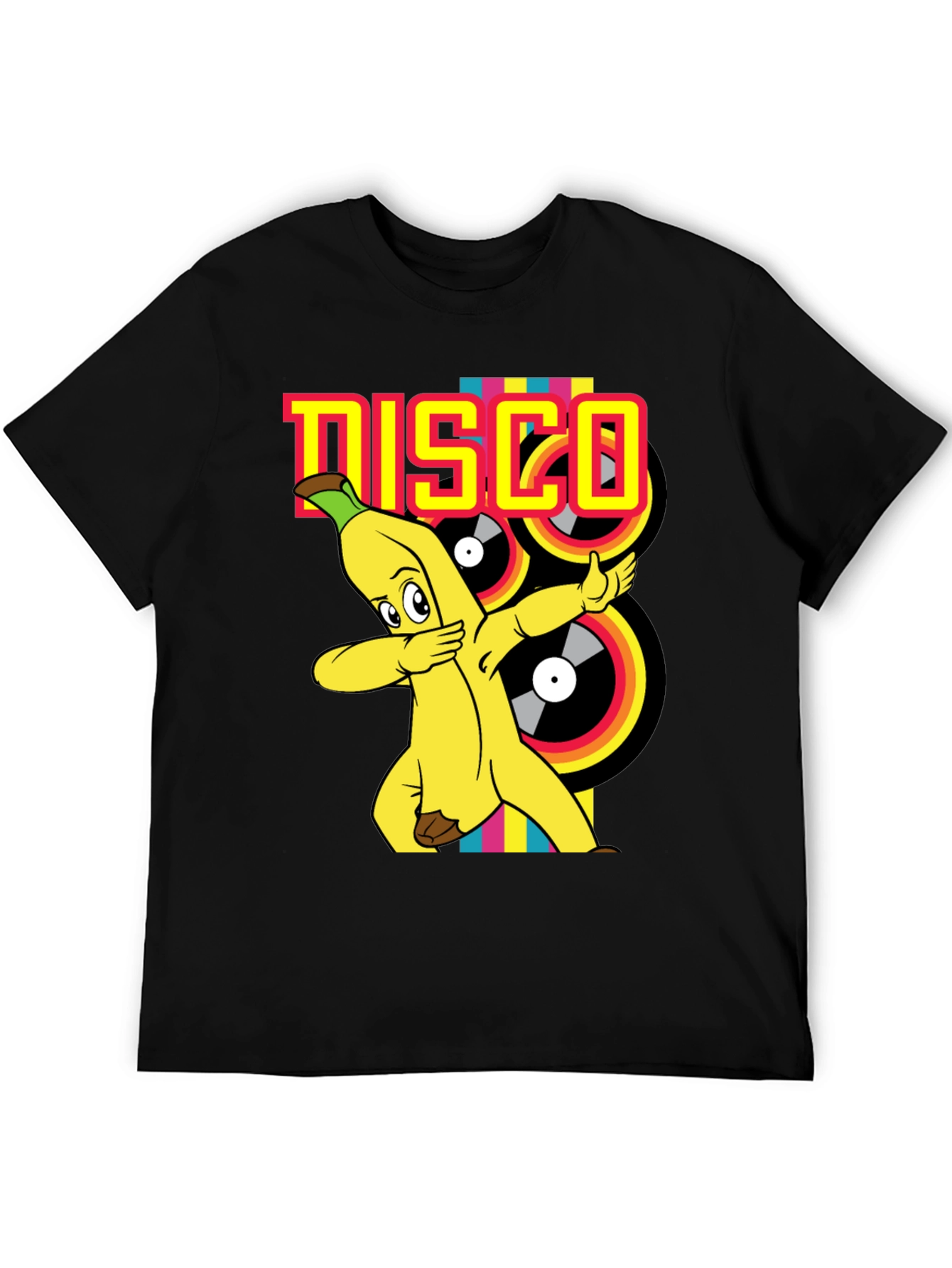Banana Disco T-Shirt - Fun Cartoon Graphic Tee