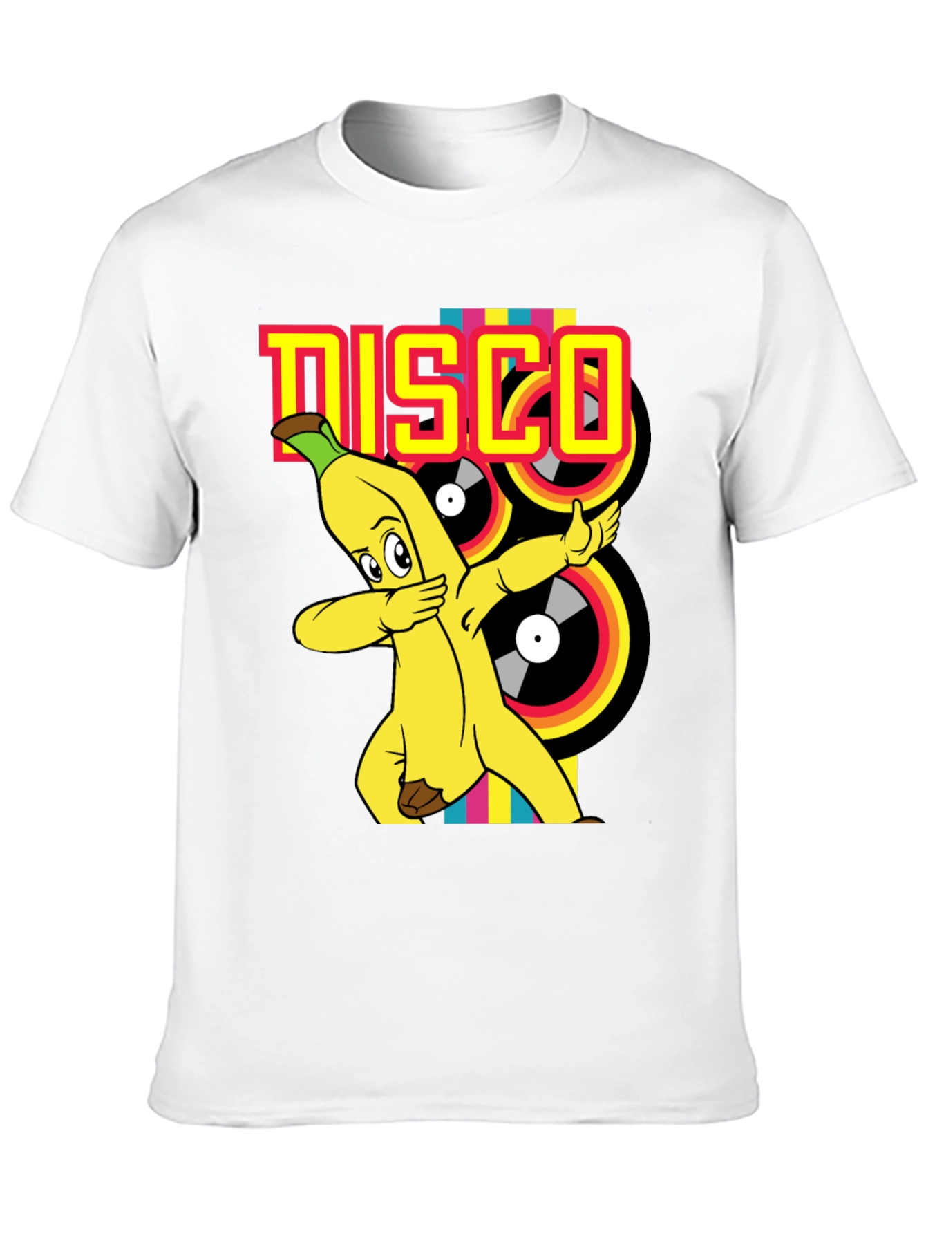 Banana Disco T-Shirt - Fun Cartoon Graphic Tee