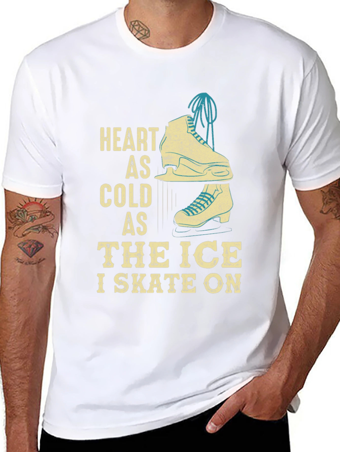 Heart Cold as Ice Skating T-Shirt