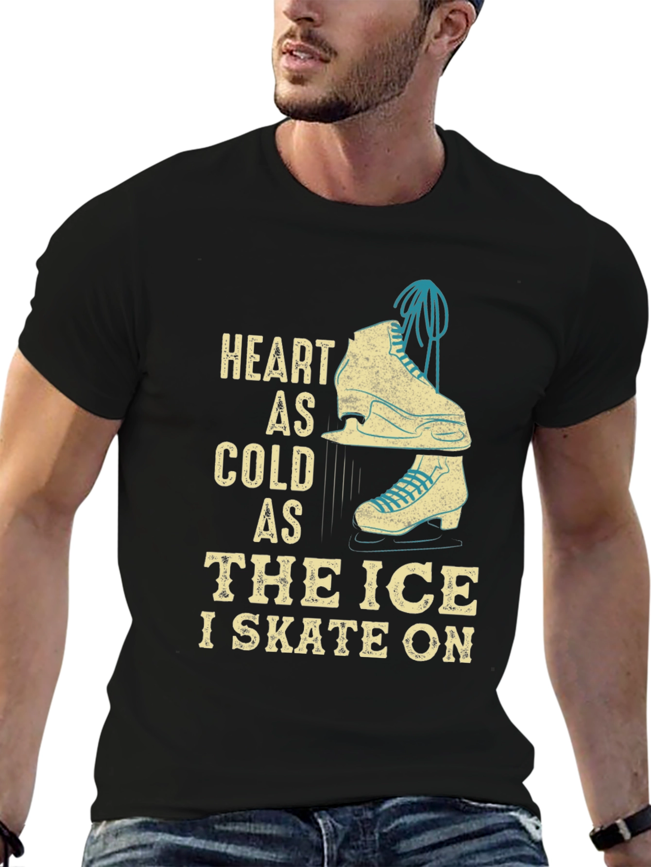 Heart Cold as Ice Skating T-Shirt