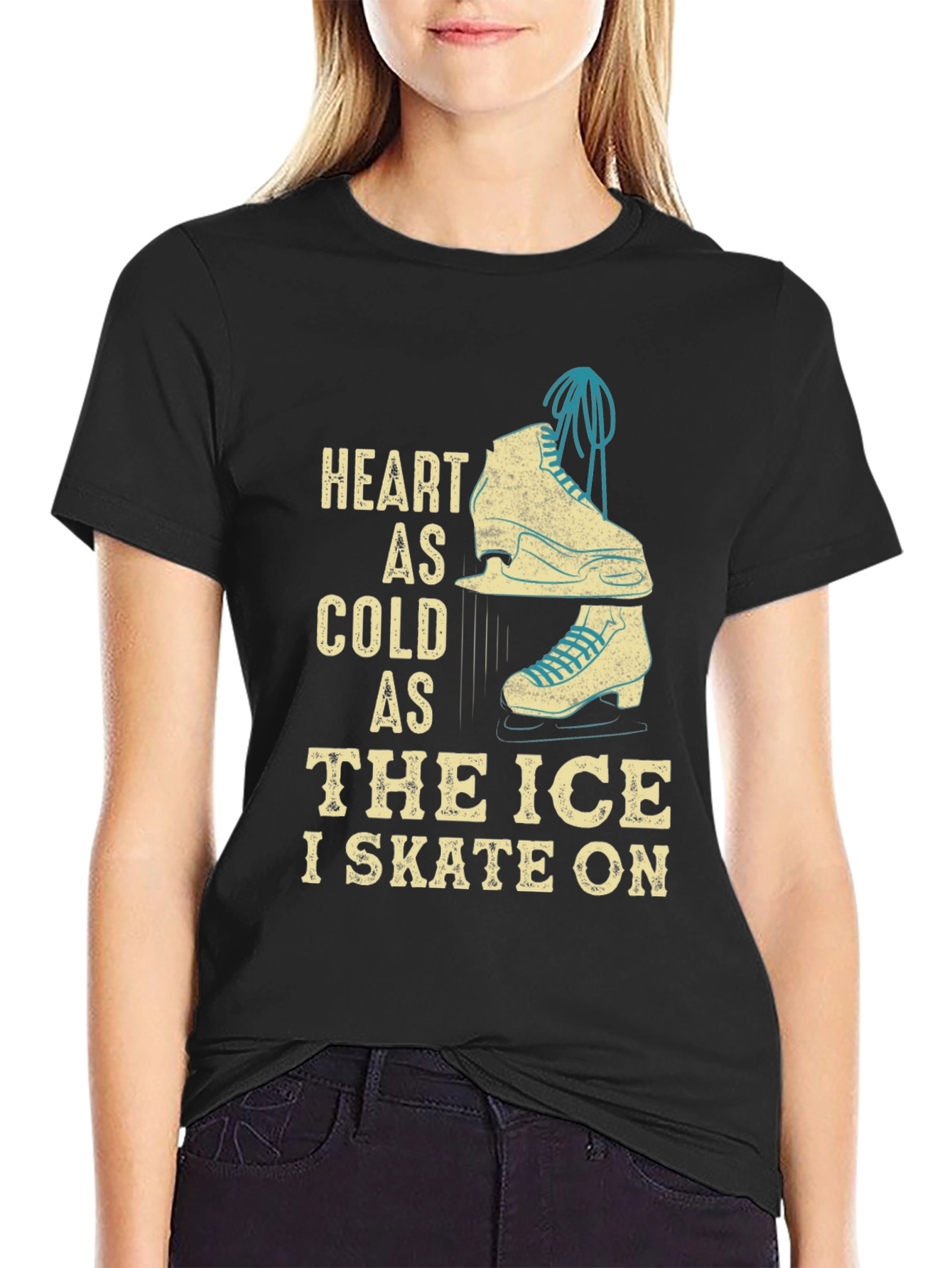 Heart Cold as Ice Skating T-Shirt