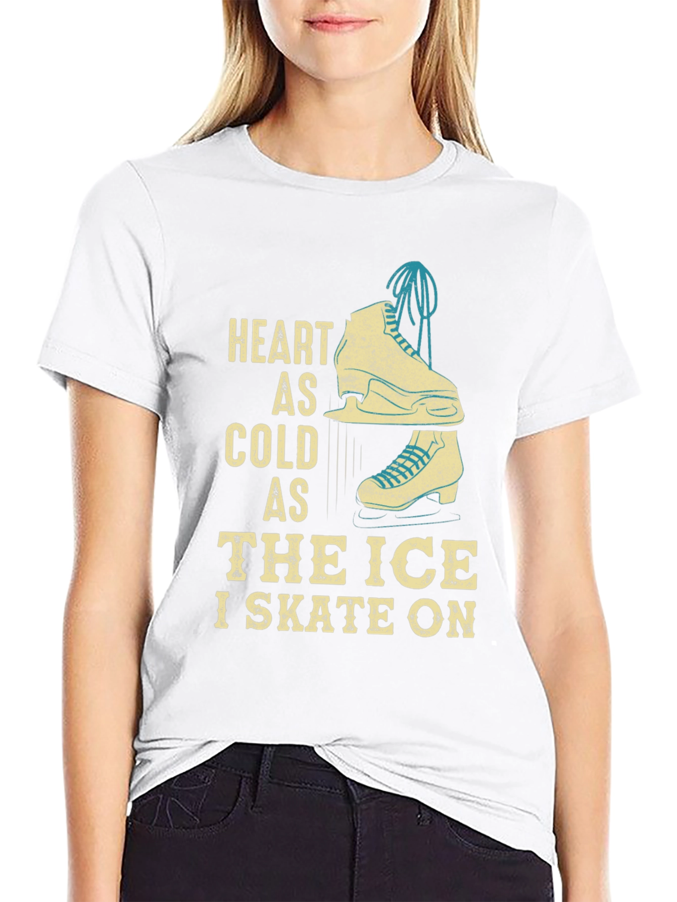 Heart Cold as Ice Skating T-Shirt