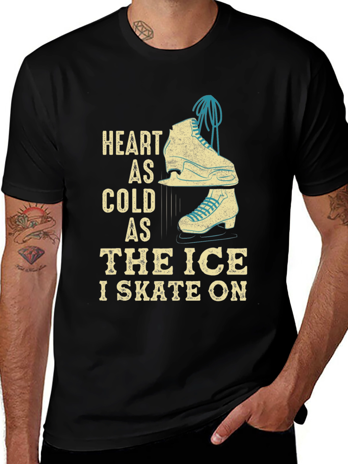 Heart Cold as Ice Skating T-Shirt