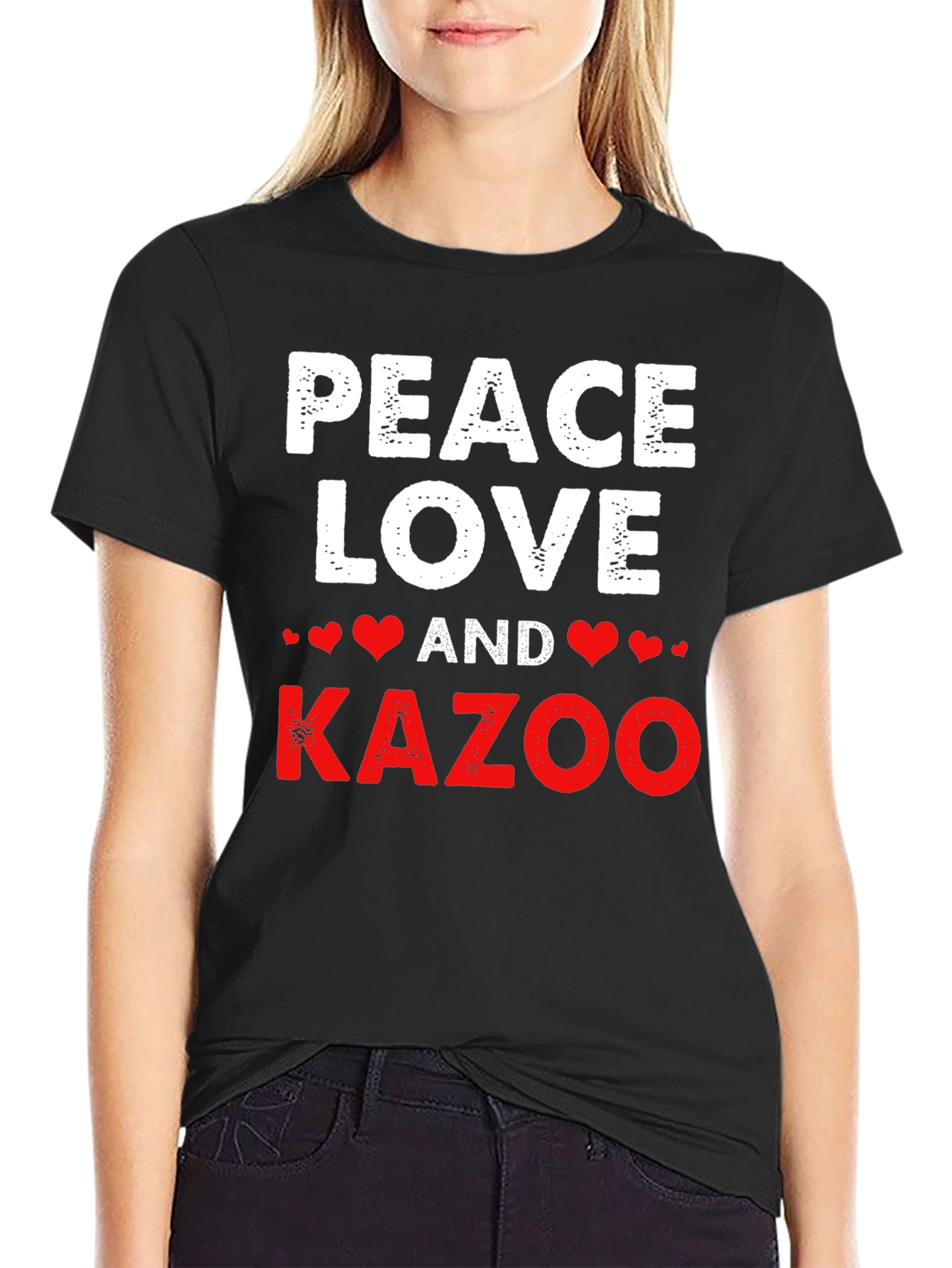 Peace Love Kazoo Graphic Tee