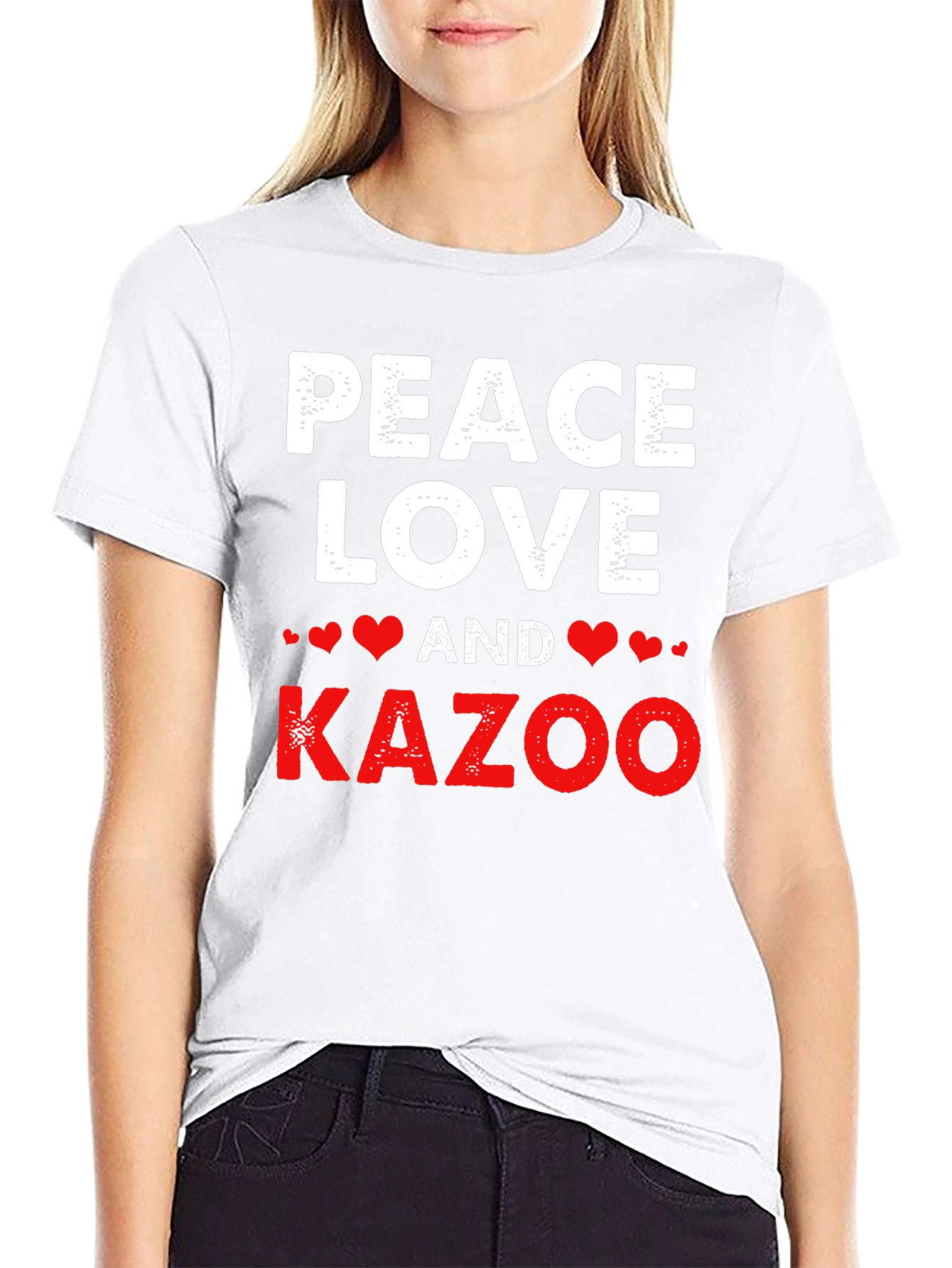 Peace Love Kazoo Graphic Tee