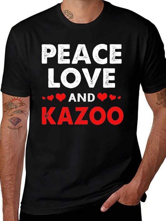Peace Love Kazoo Graphic Tee