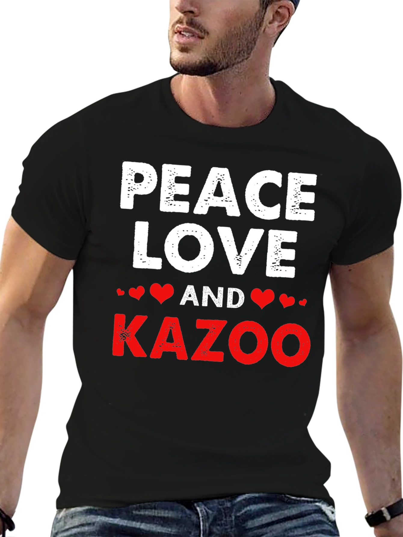 Peace Love Kazoo Graphic Tee