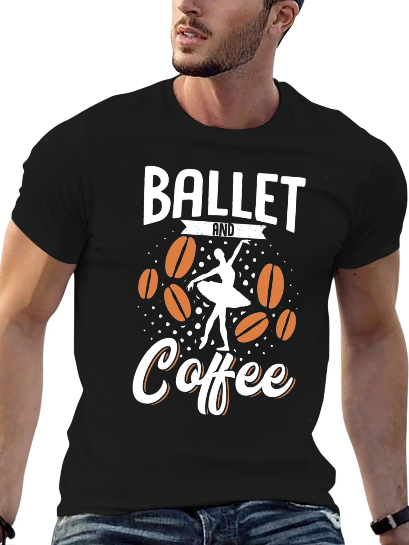 Ballet and Coffee Graphic Tee - Dancer Gift