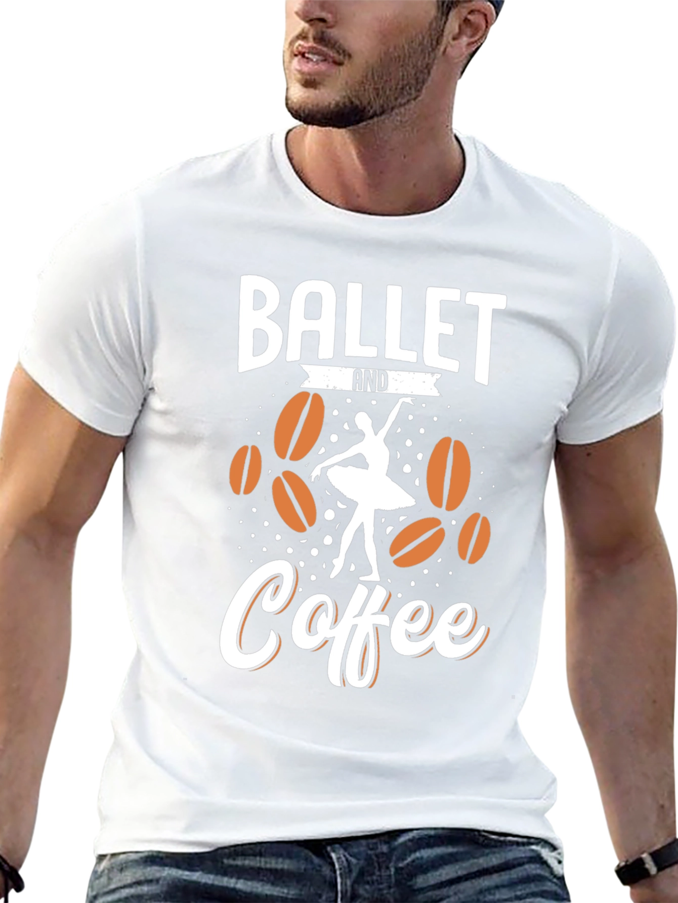 Ballet and Coffee Graphic Tee - Dancer Gift