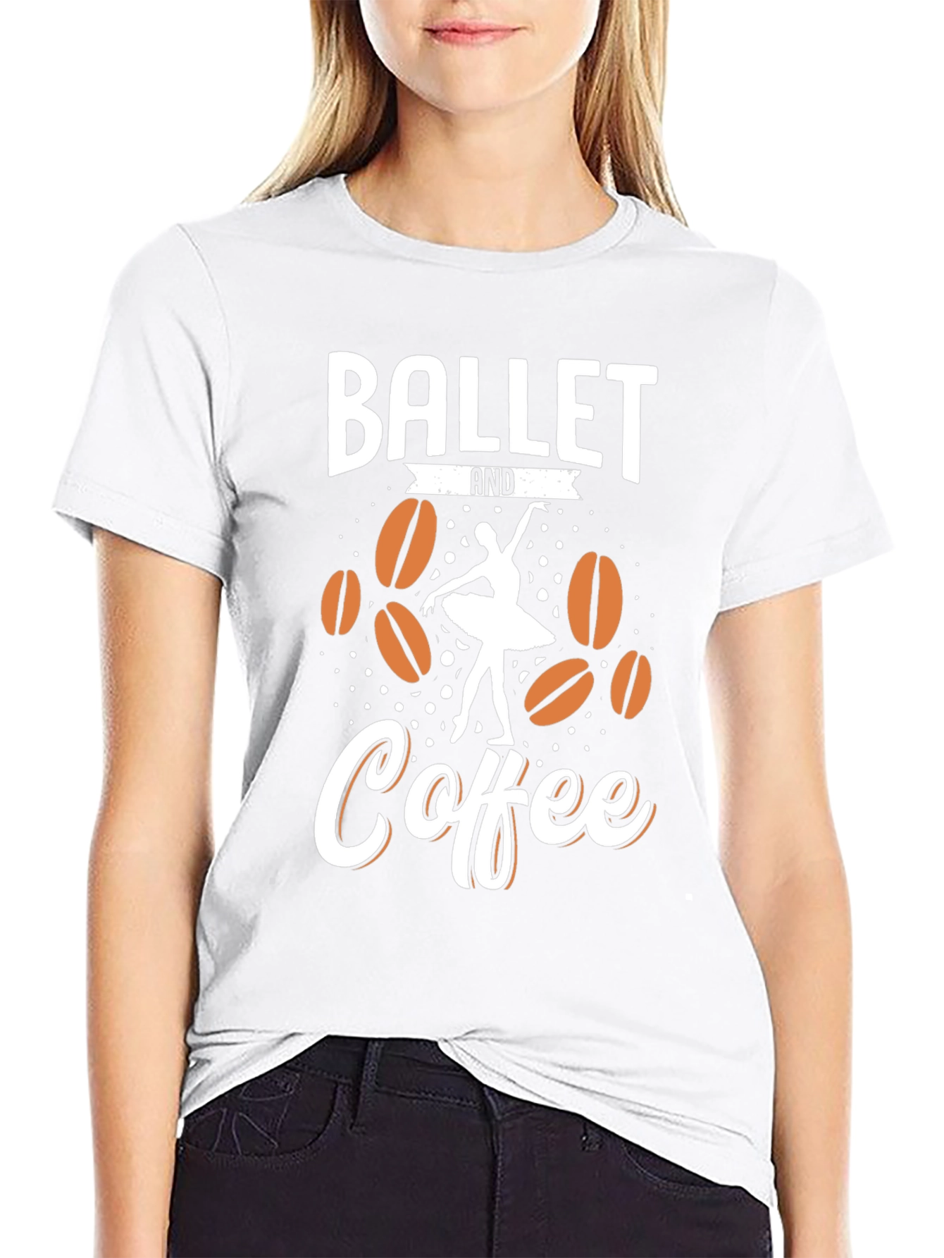 Ballet and Coffee Graphic Tee - Dancer Gift