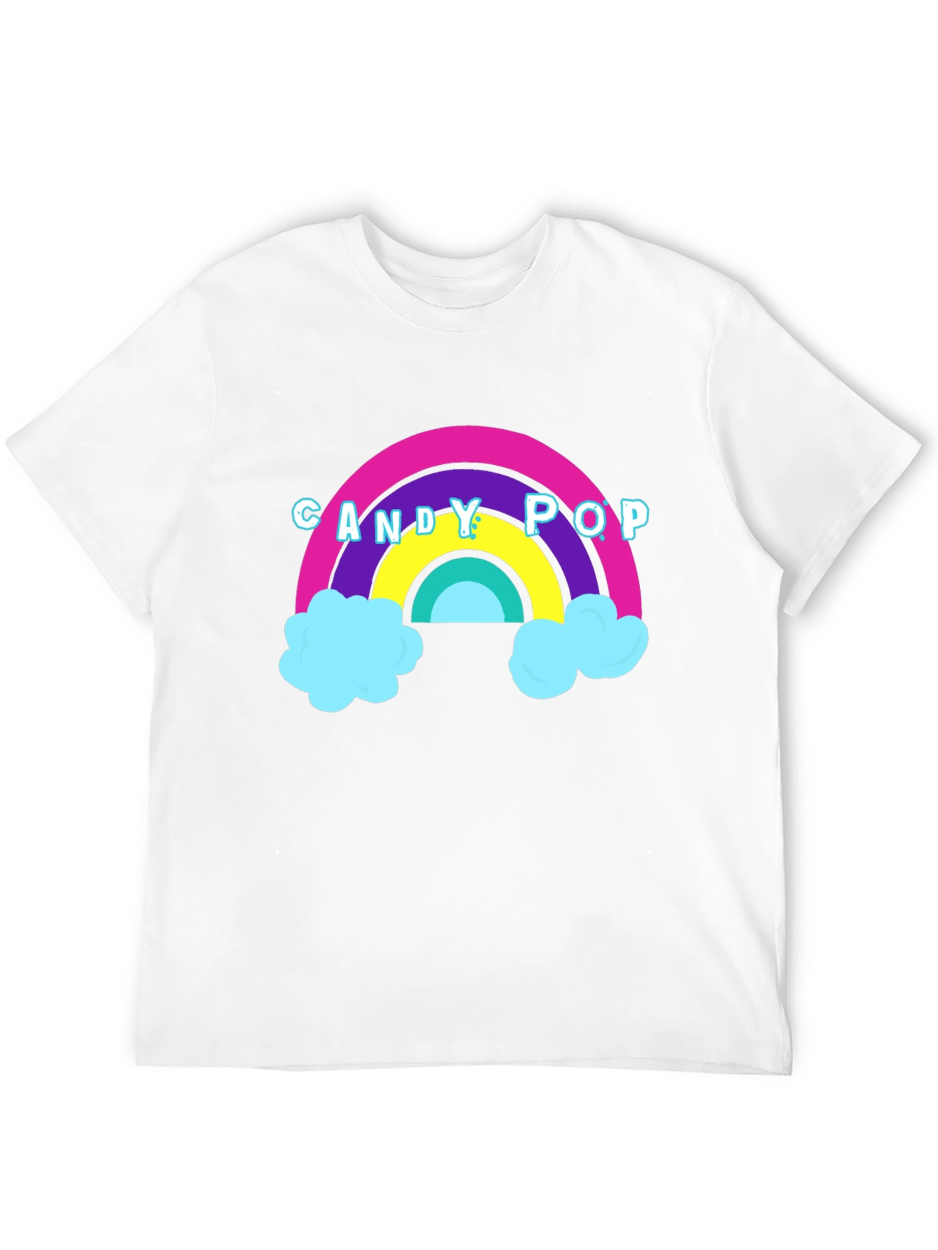 Candy Pop Rainbow T-Shirt - Unisex Black Tee