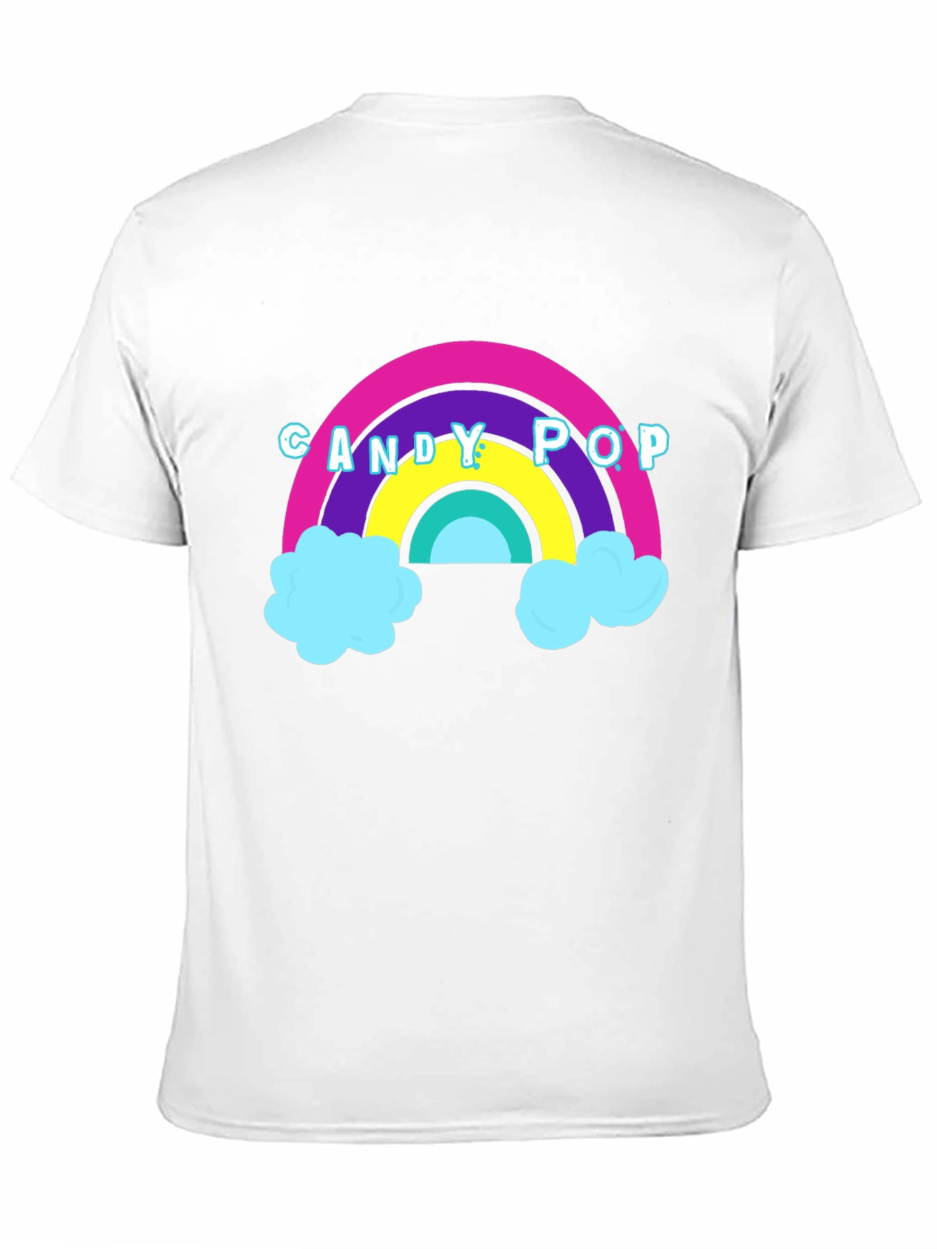 Candy Pop Rainbow T-Shirt - Unisex Black Tee