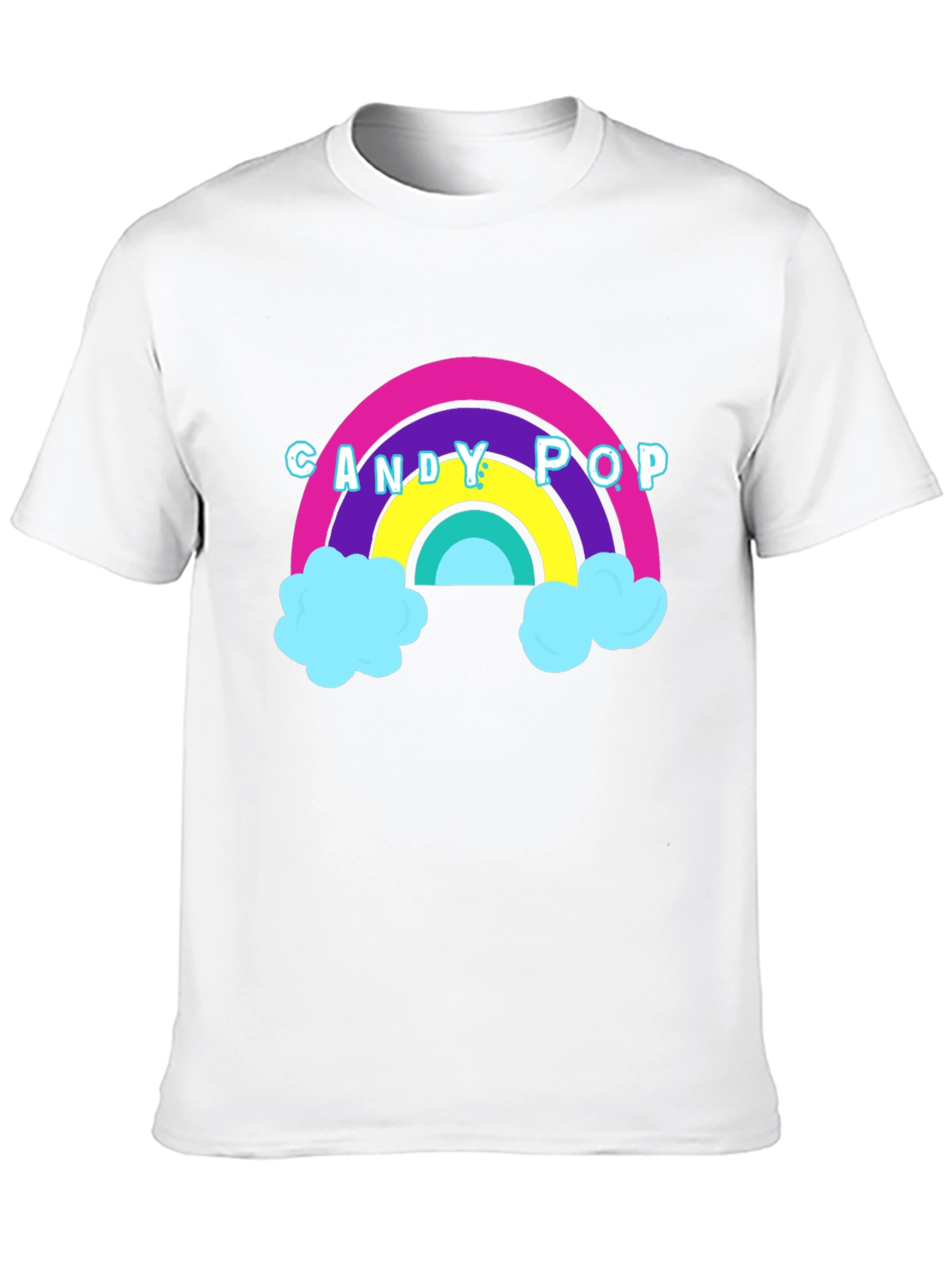 Candy Pop Rainbow T-Shirt - Unisex Black Tee