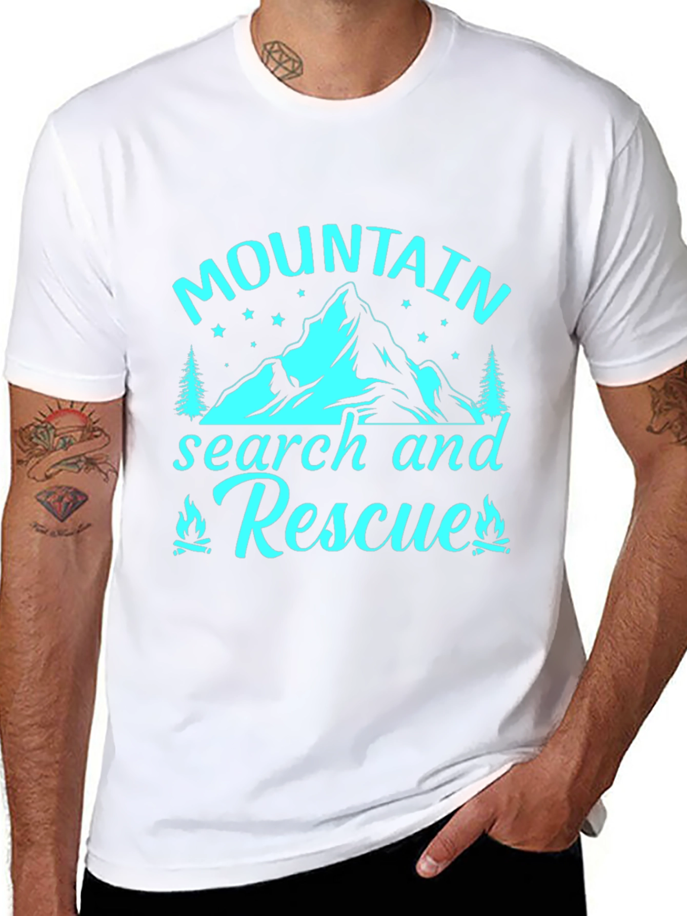 Mountain Search and Rescue Graphic T-Shirt