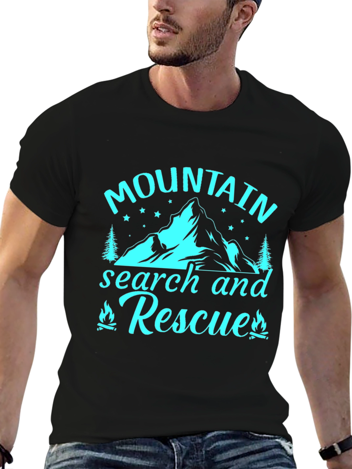 Mountain Search and Rescue Graphic T-Shirt