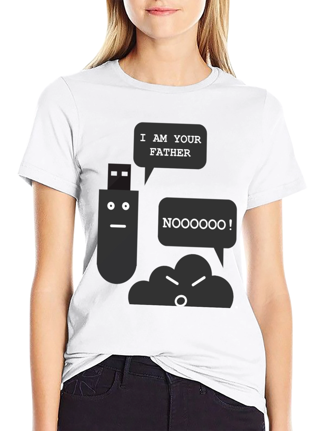 I Am Your Father USB vs Cloud T-Shirt