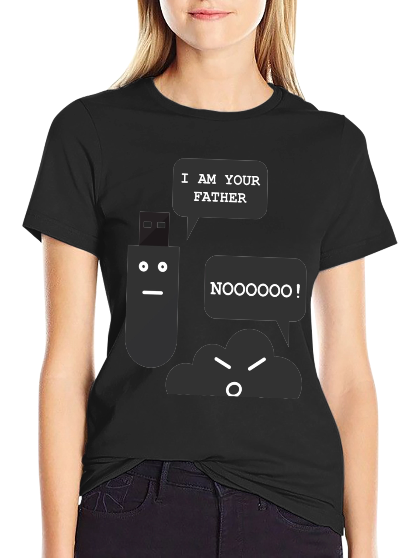 I Am Your Father USB vs Cloud T-Shirt