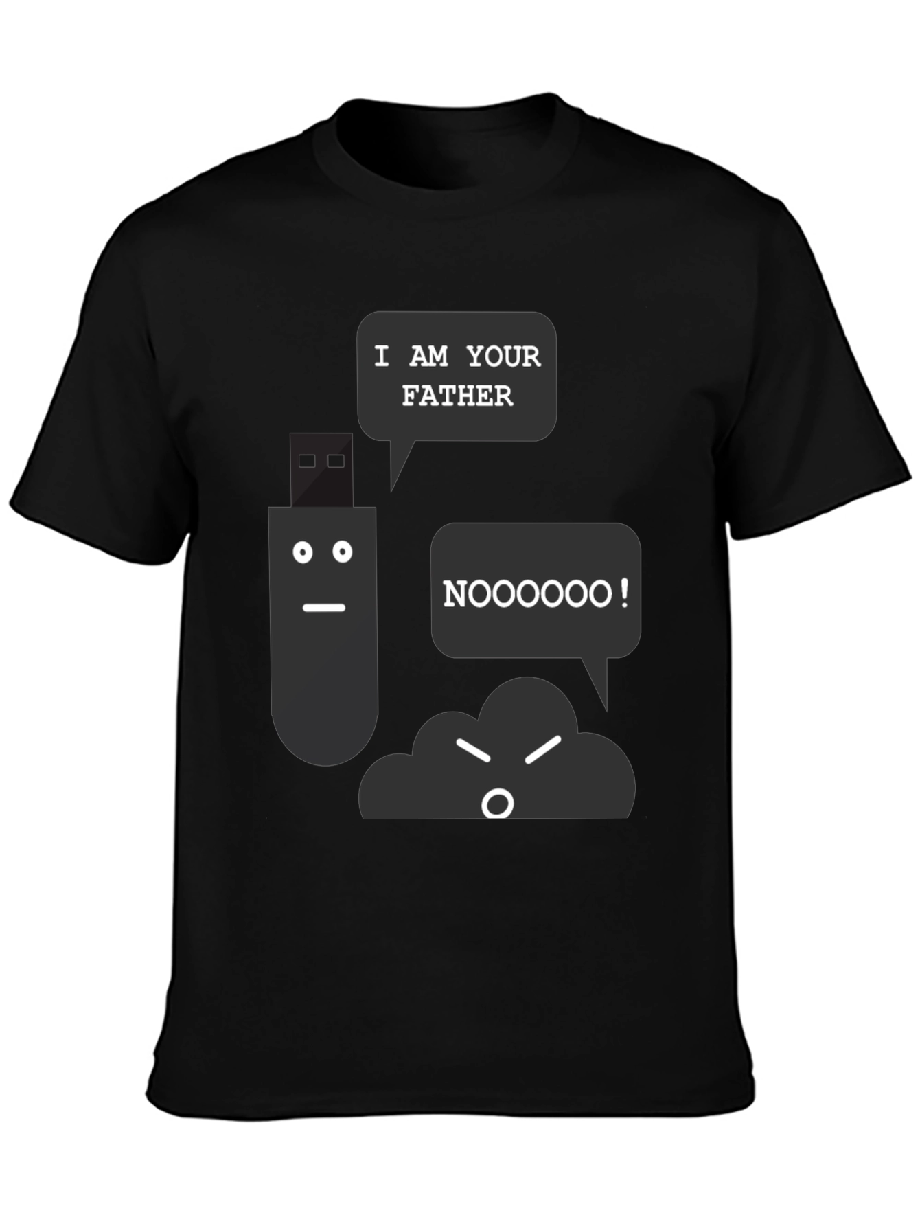 I Am Your Father USB vs Cloud T-Shirt