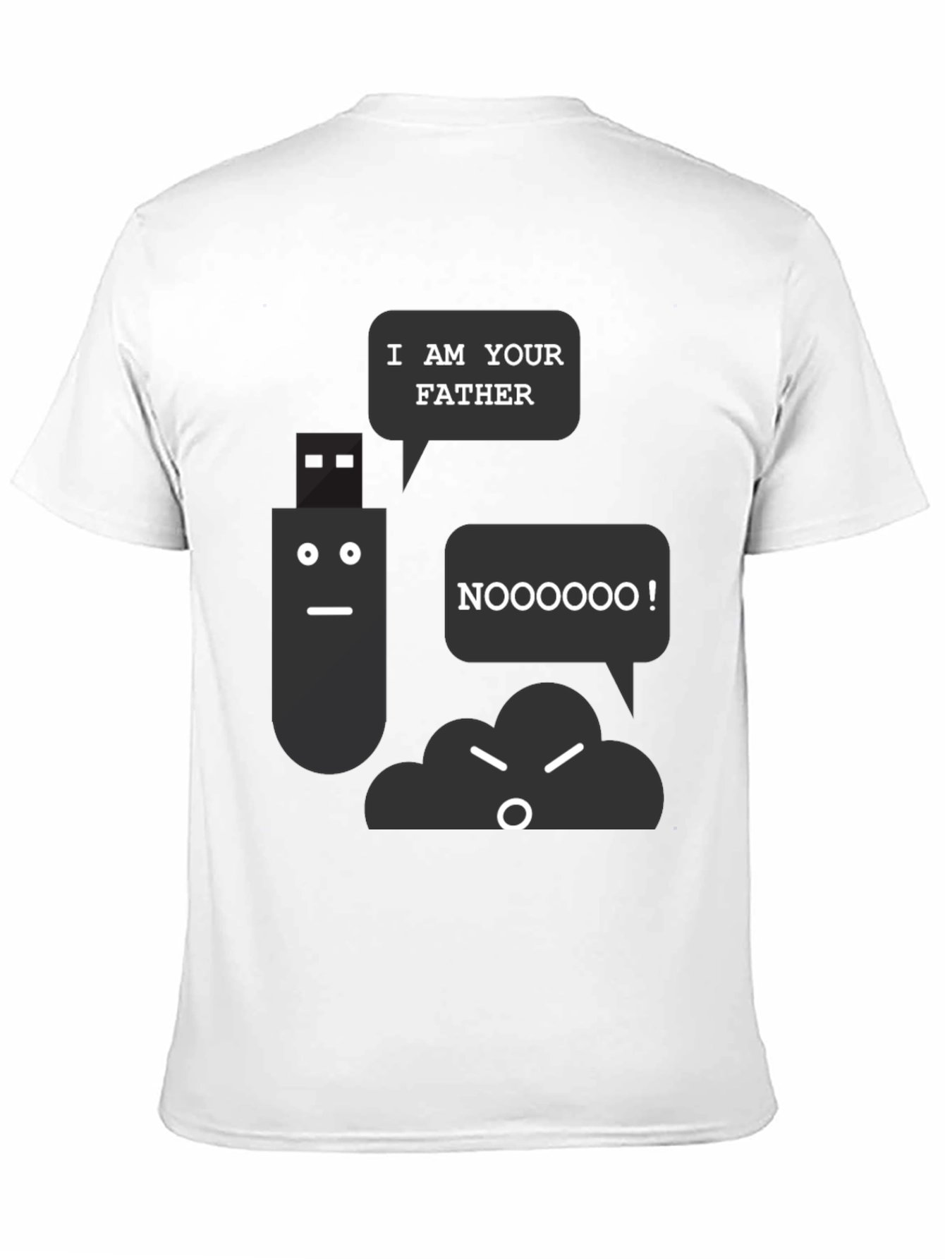 I Am Your Father USB vs Cloud T-Shirt