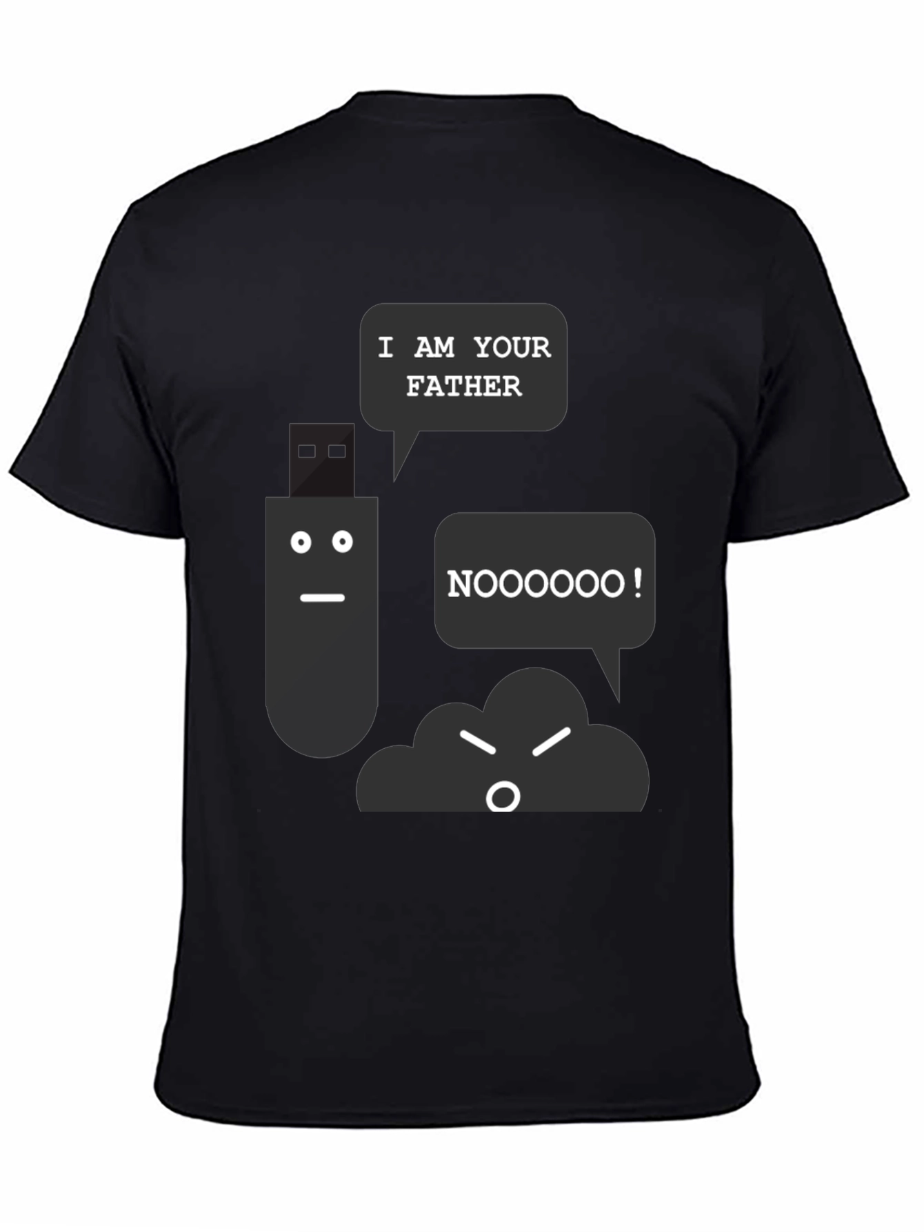 I Am Your Father USB vs Cloud T-Shirt