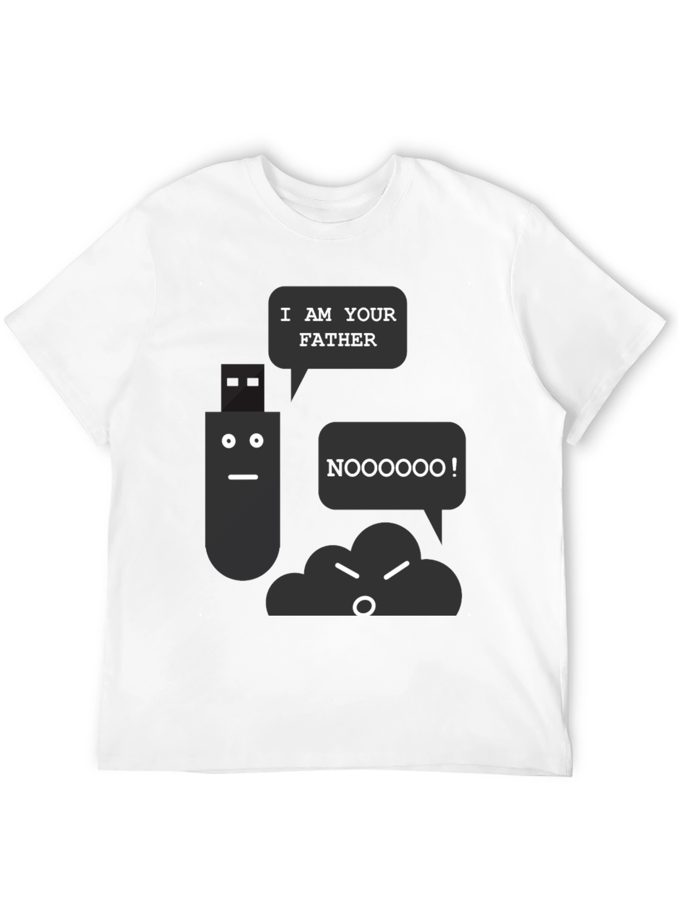 I Am Your Father USB vs Cloud T-Shirt