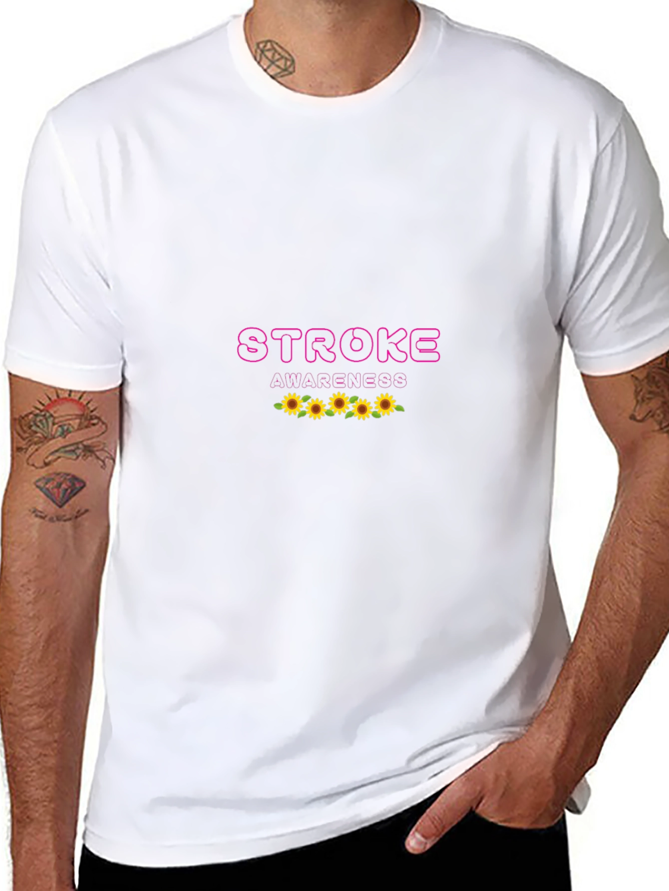 Stroke Awareness Sunflower T-Shirt