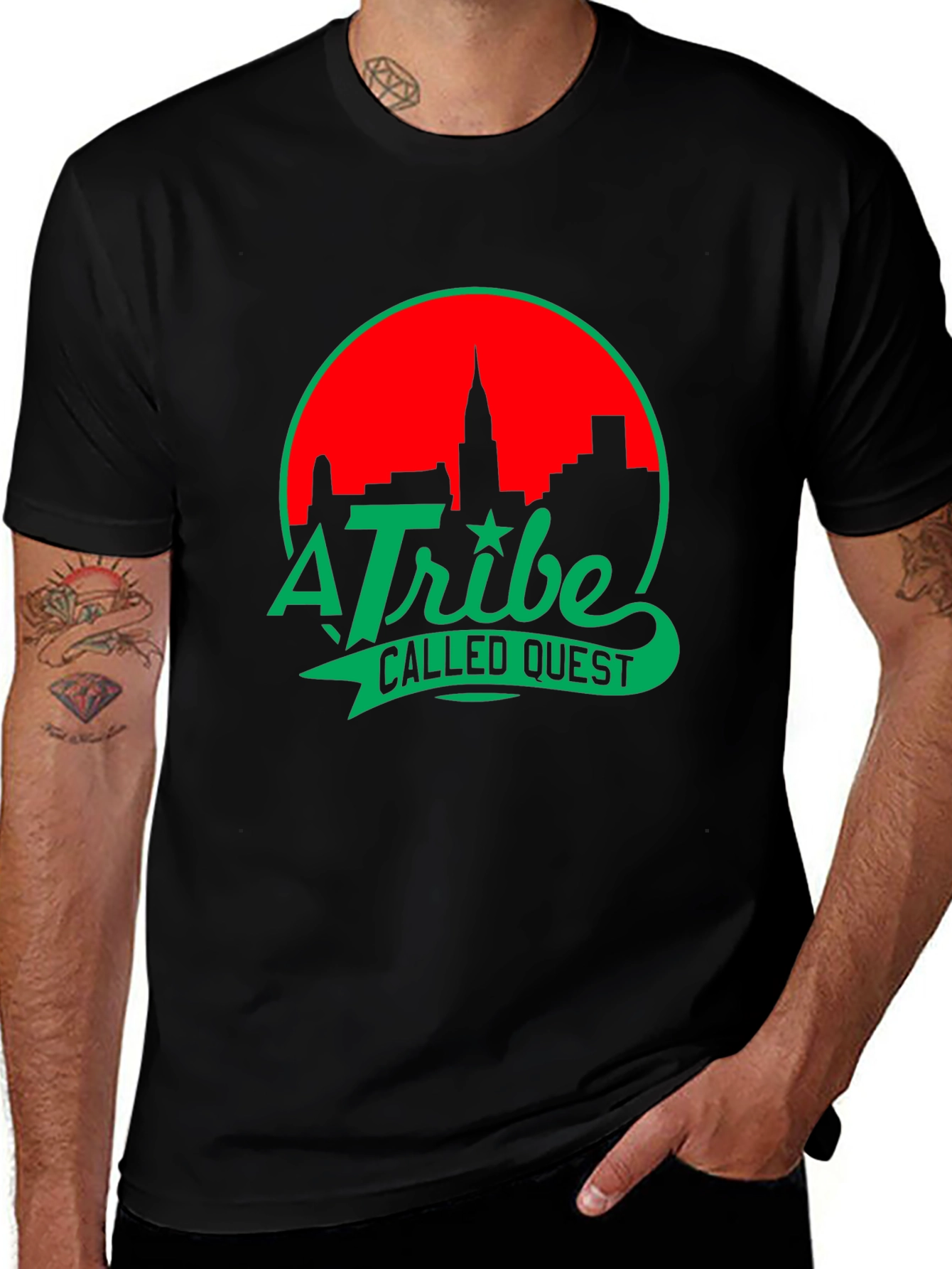 A Tribe Called Quest T-Shirt - Black Cotton Tee