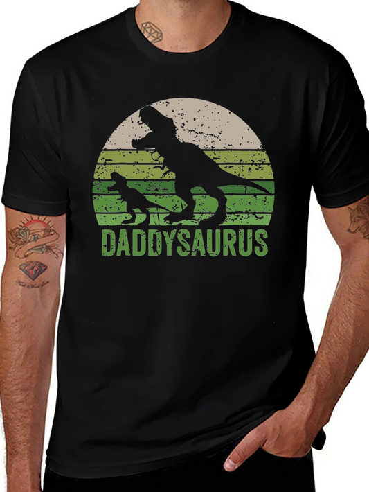 Daddysaurus T-Shirt - Fathers Day Dinosaur Tee