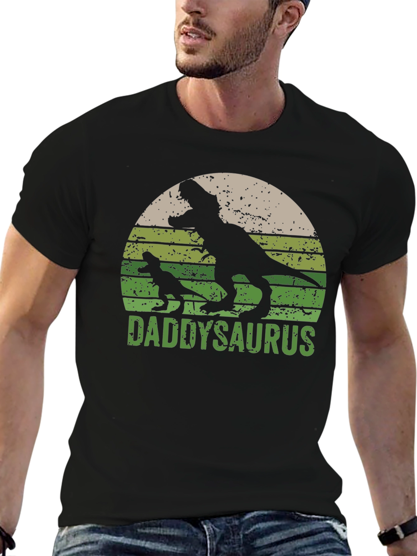 Daddysaurus T-Shirt - Fathers Day Dinosaur Tee