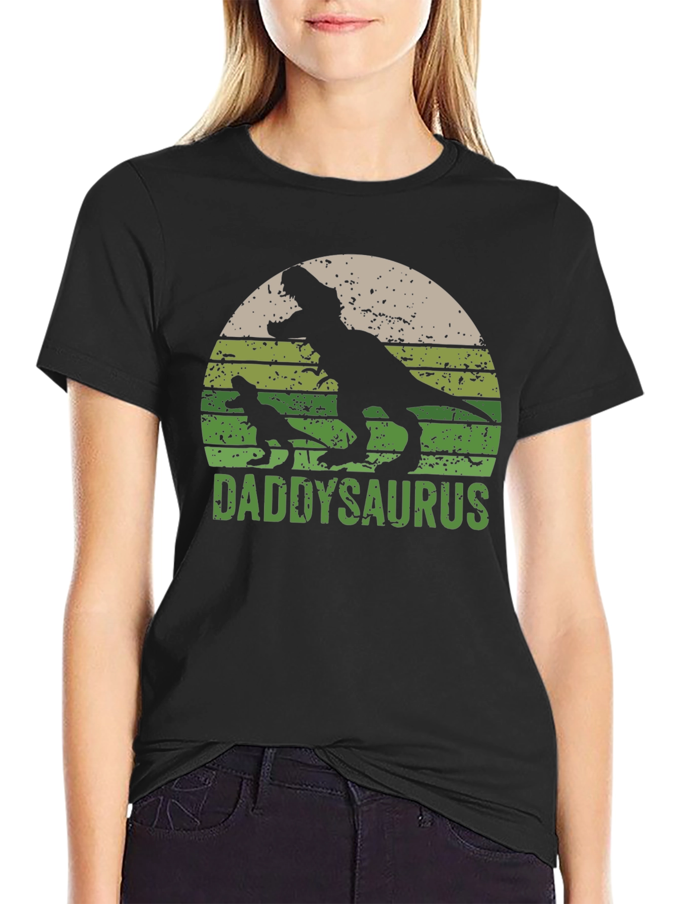 Daddysaurus T-Shirt - Fathers Day Dinosaur Tee