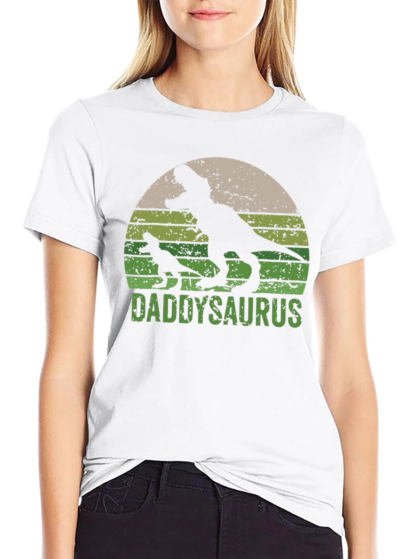 Daddysaurus T-Shirt - Fathers Day Dinosaur Tee