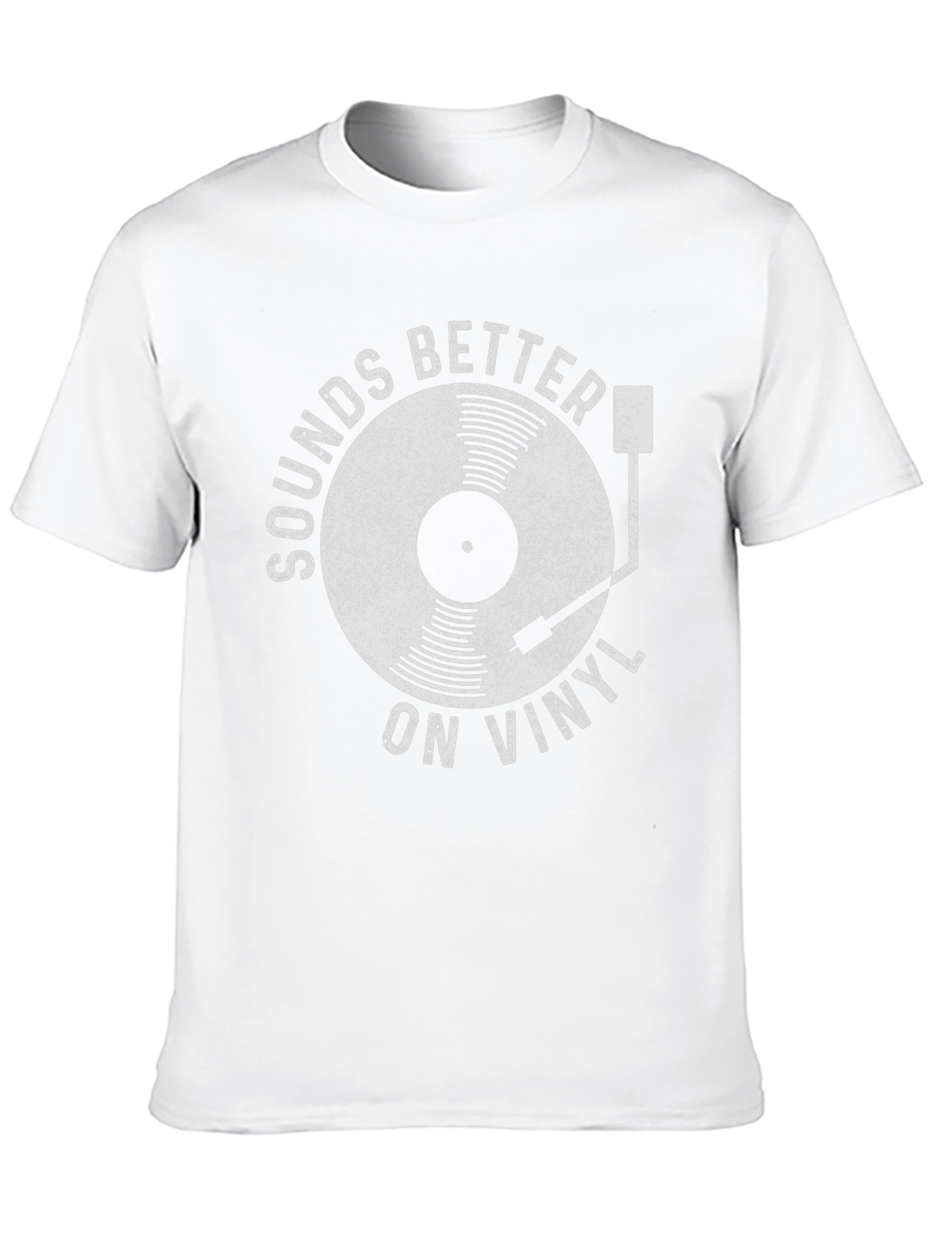 Sounds Better on Vinyl Black T-Shirt