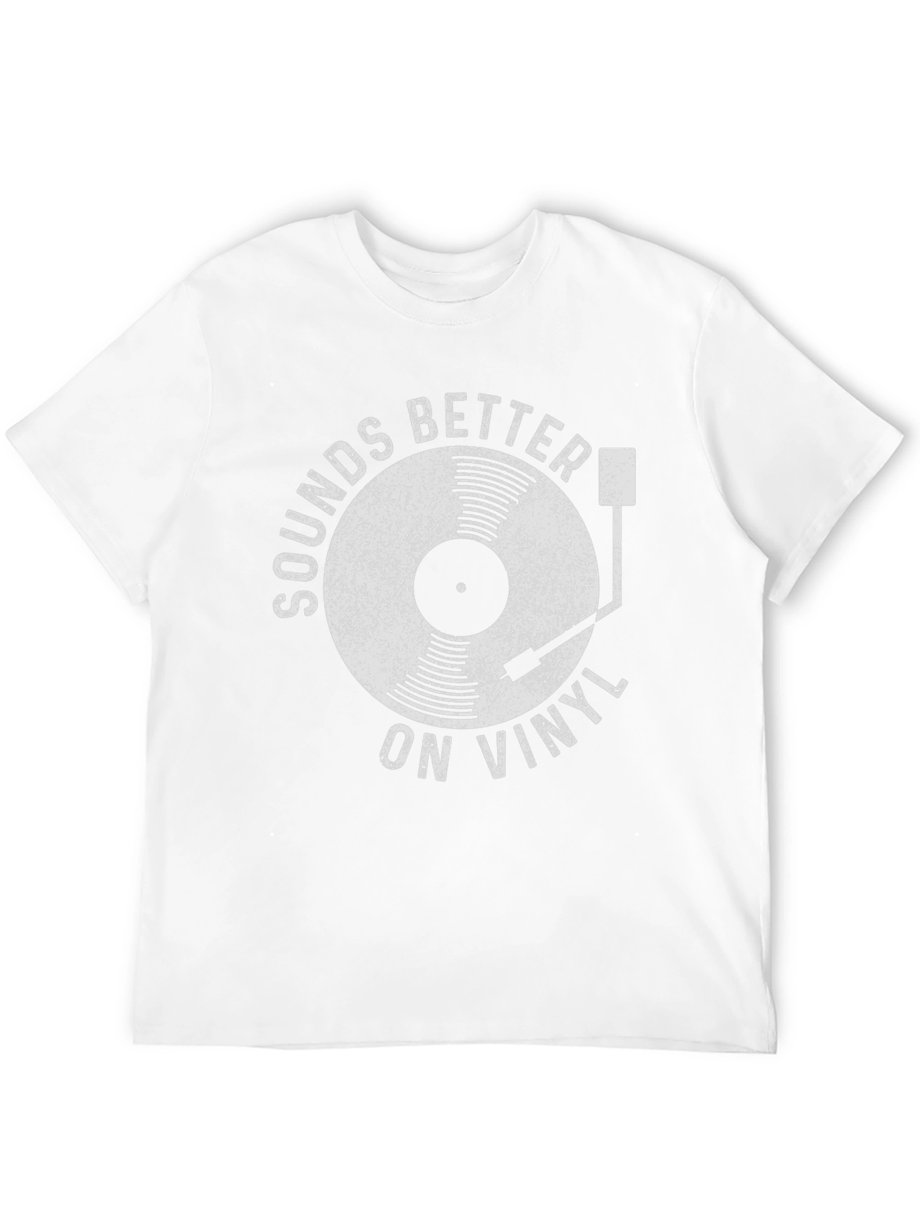 Sounds Better on Vinyl Black T-Shirt