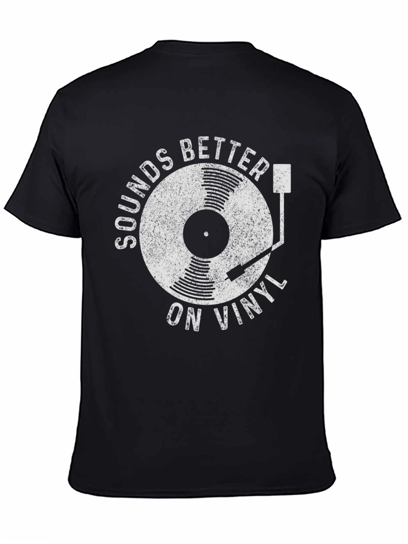 Sounds Better on Vinyl Black T-Shirt
