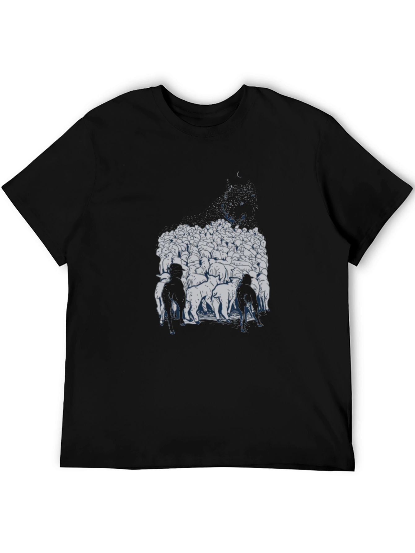 Herd Mentality Black Graphic Tee