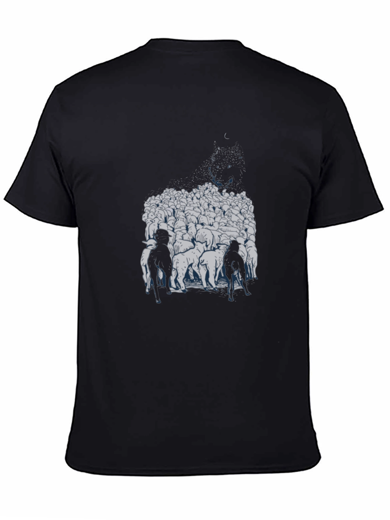 Herd Mentality Black Graphic Tee