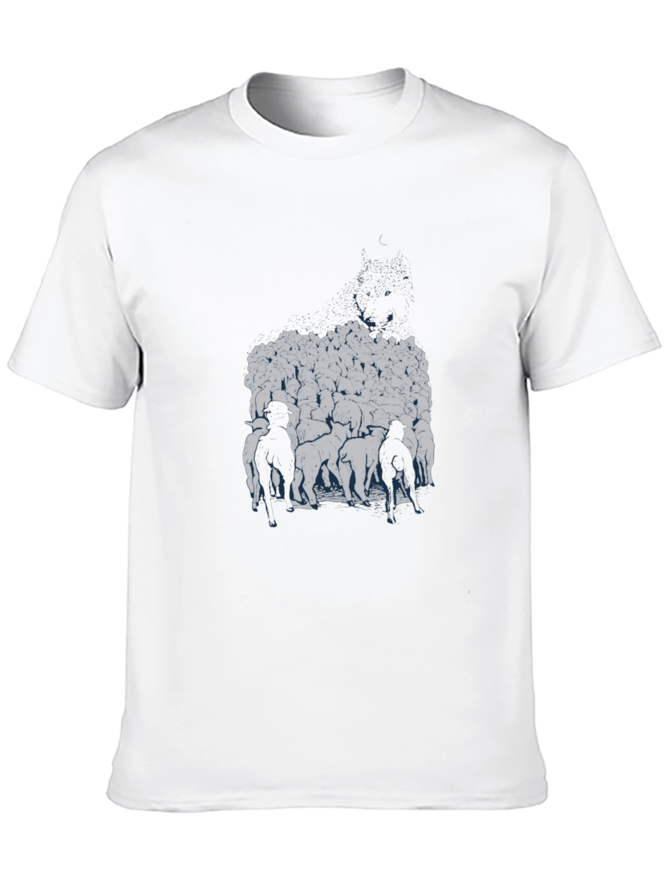 Herd Mentality Black Graphic Tee