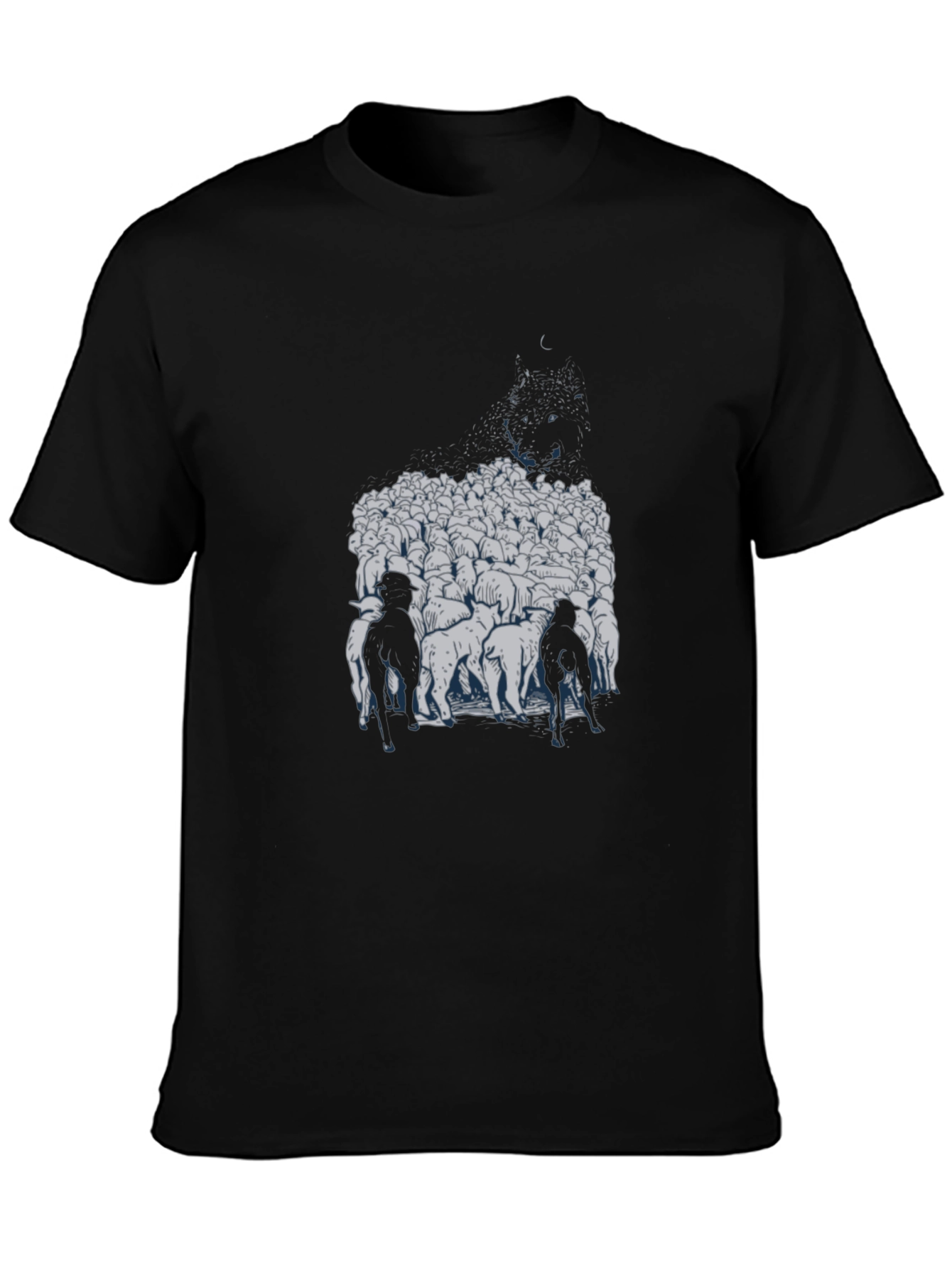 Herd Mentality Black Graphic Tee