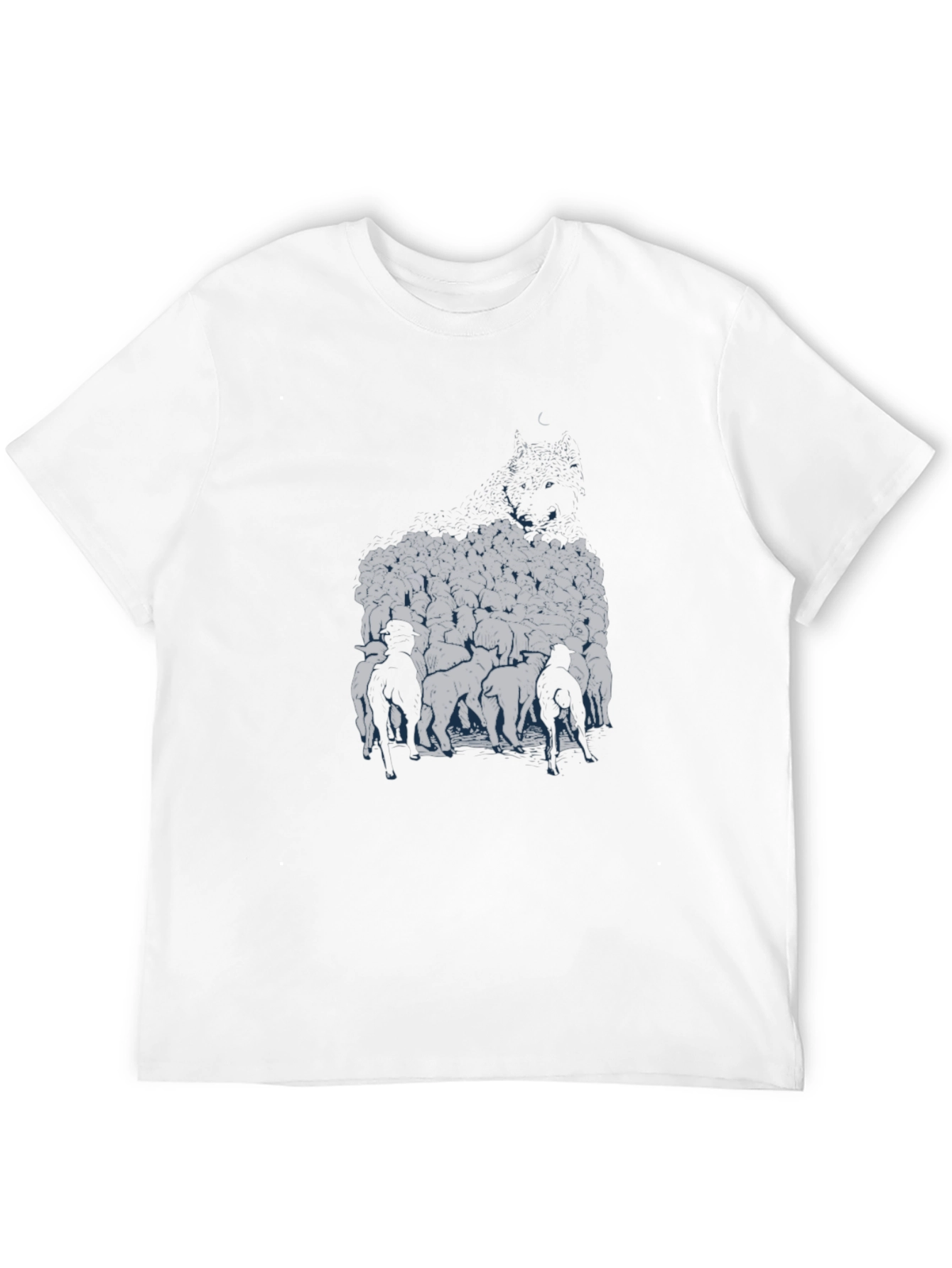Herd Mentality Black Graphic Tee
