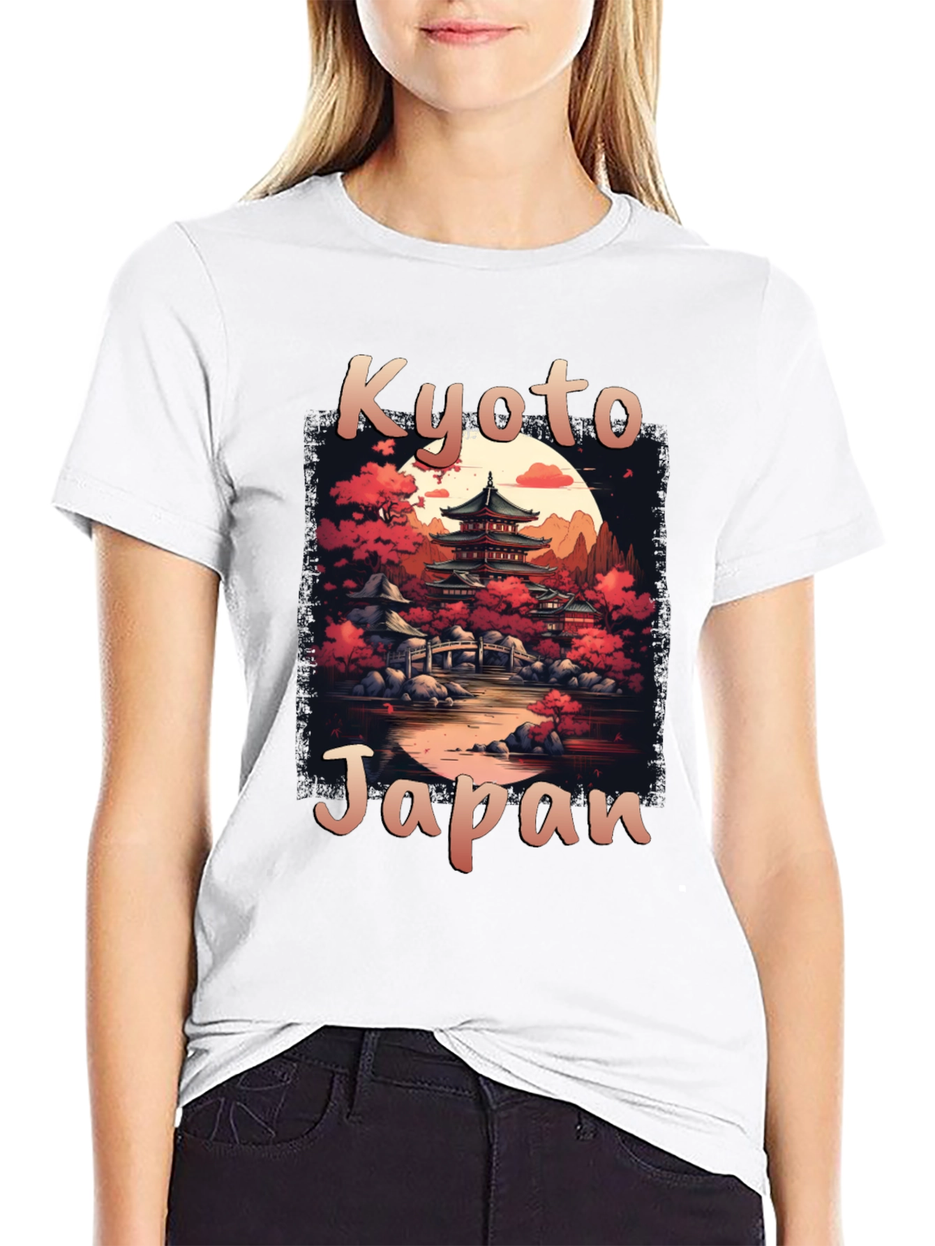 Kyoto Japan T-Shirt - Unique Graphic Tee
