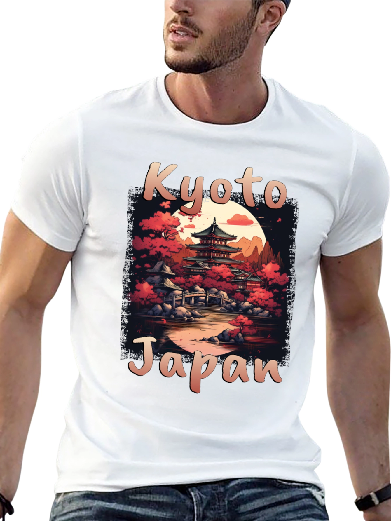Kyoto Japan T-Shirt - Unique Graphic Tee