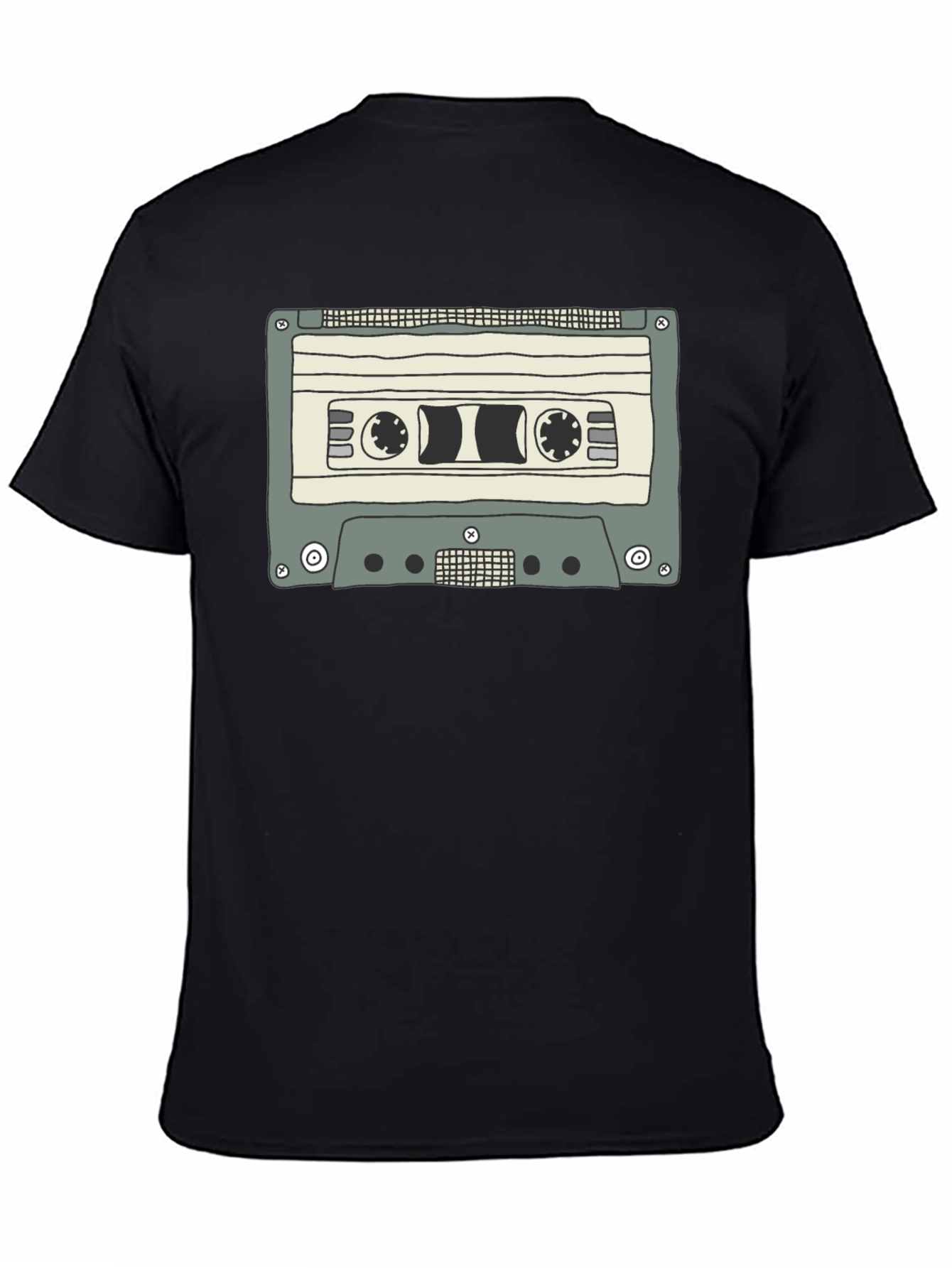 Retro Cassette Tape Graphic T-Shirt - Classic Style