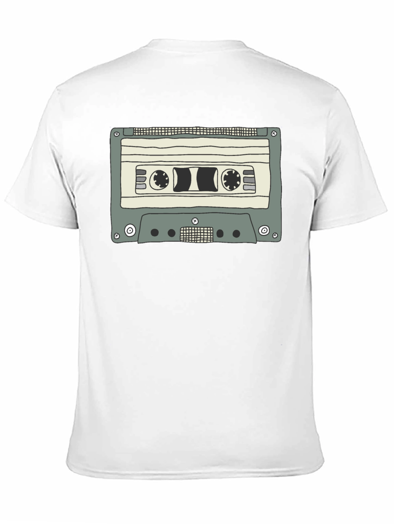 Retro Cassette Tape Graphic T-Shirt - Classic Style