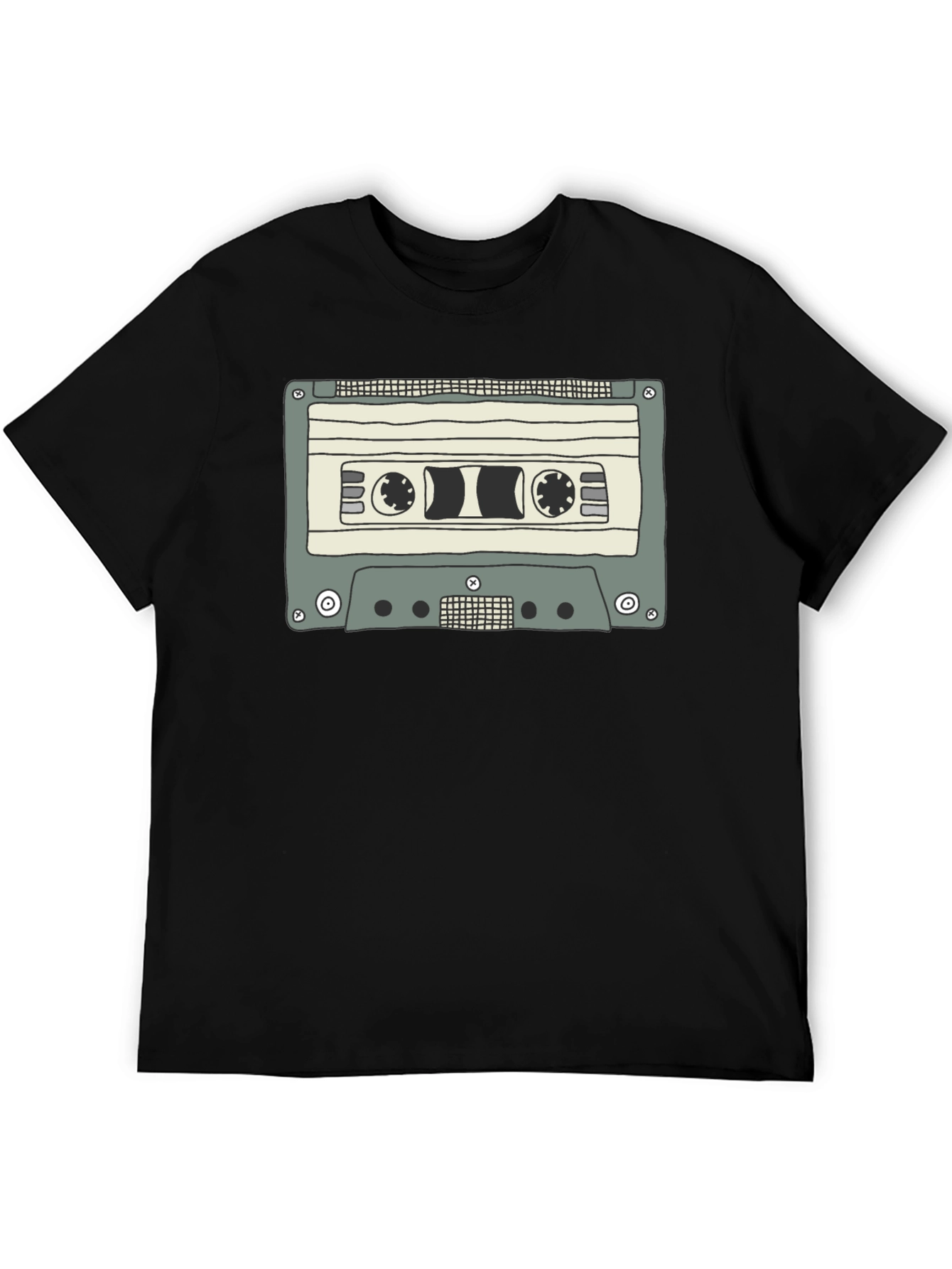 Retro Cassette Tape Graphic T-Shirt - Classic Style