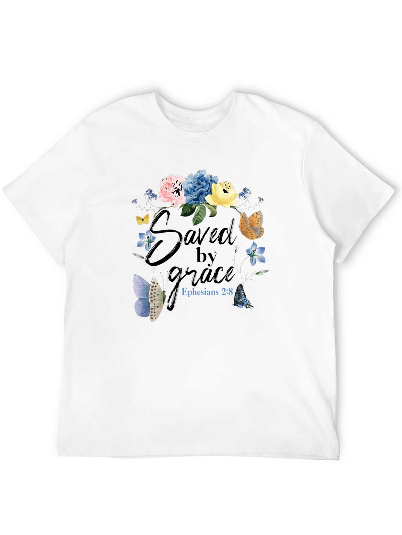 Saved by Grace Floral T-Shirt